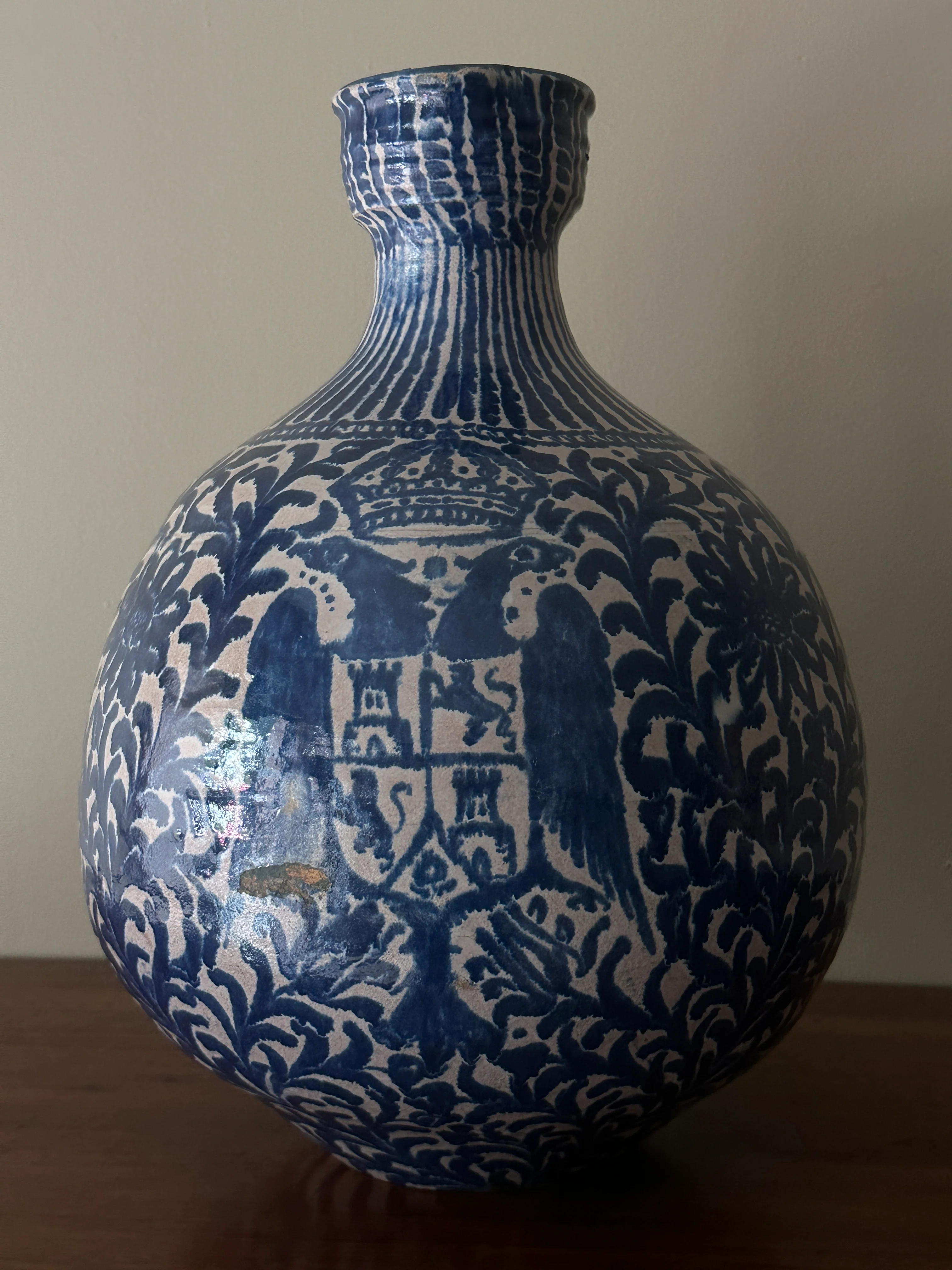 18th c. Spanish hand painted Fajalauza pitcher - Image 5