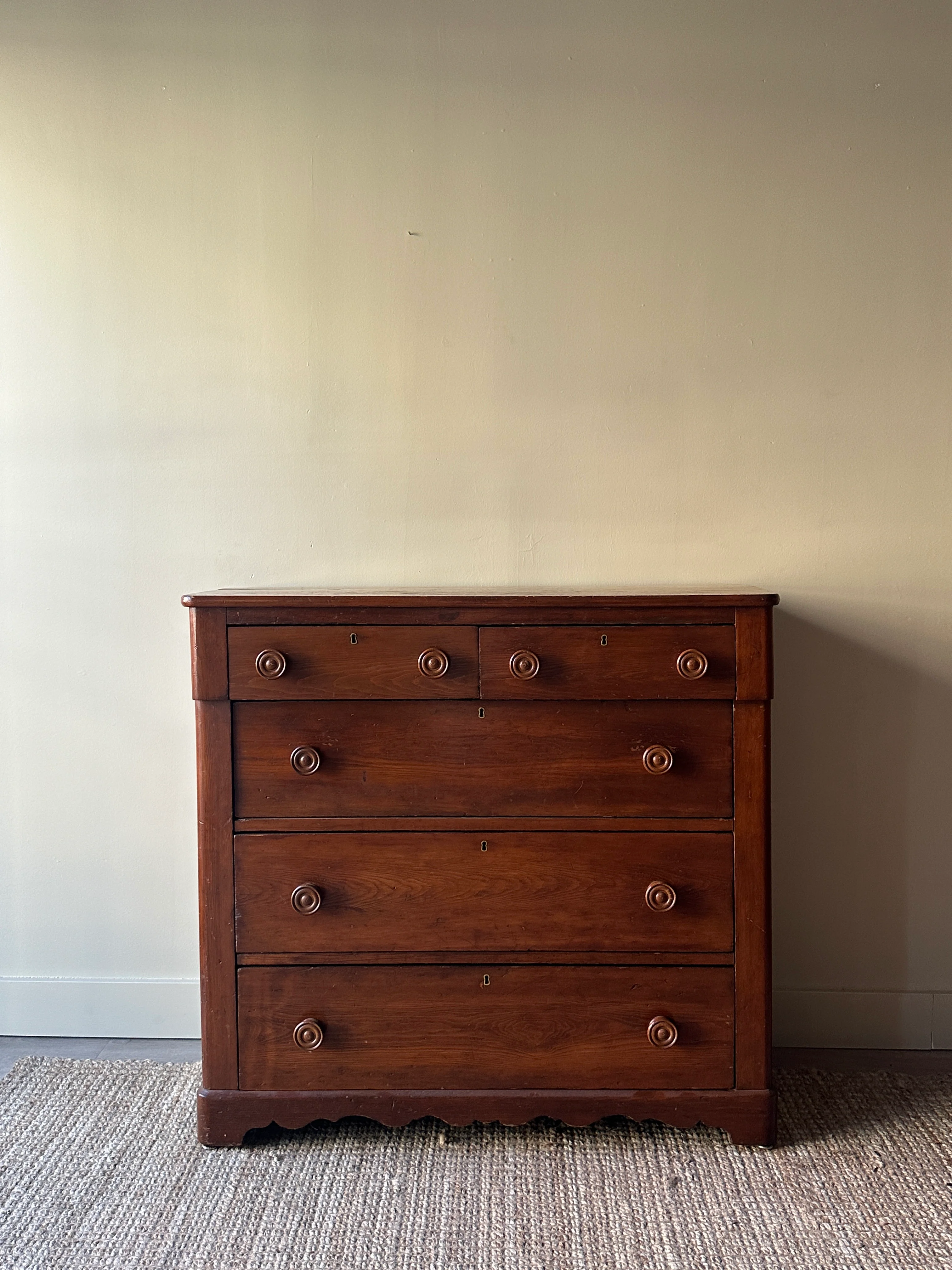 19th c. pine dresser