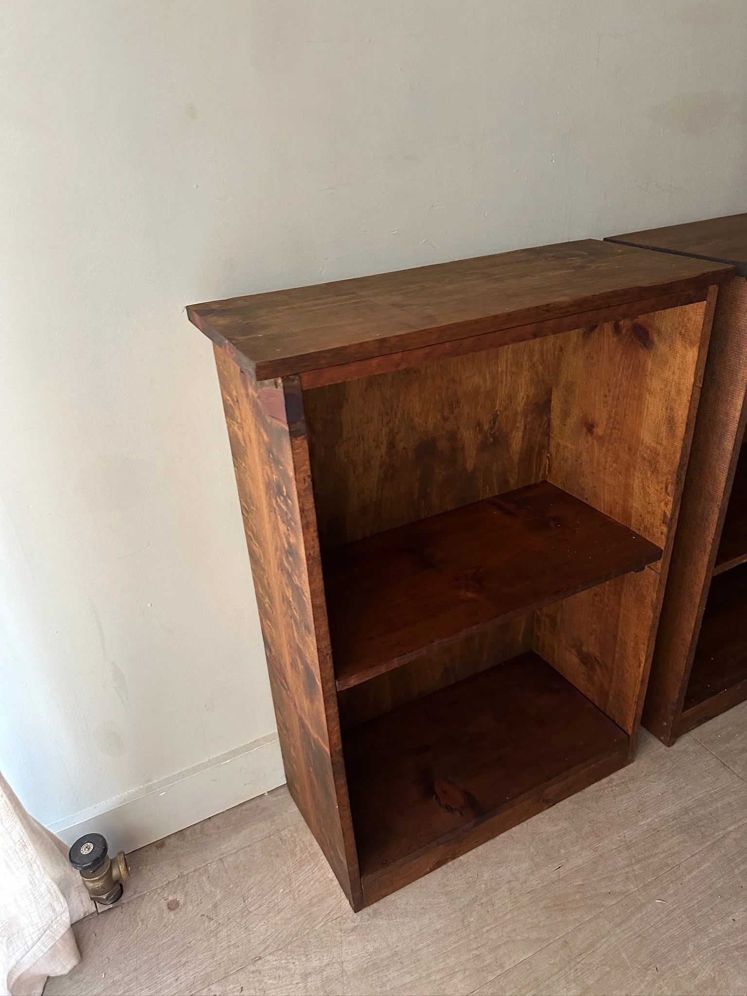 2 pine bookshelves. Sold individually. - Image 3
