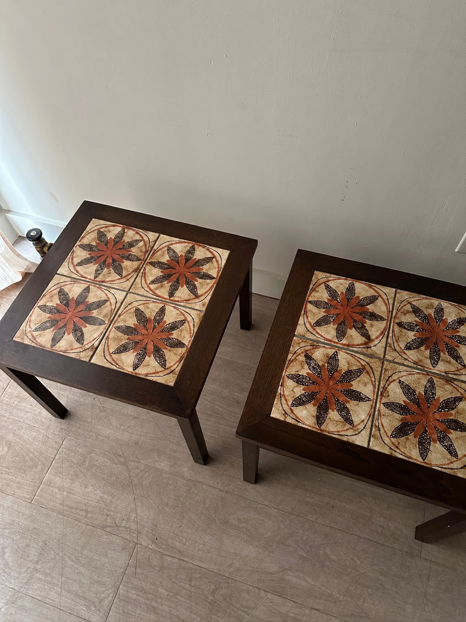 2 Toften Danish rosewood and tile side tables. Sold individually. - Image 5