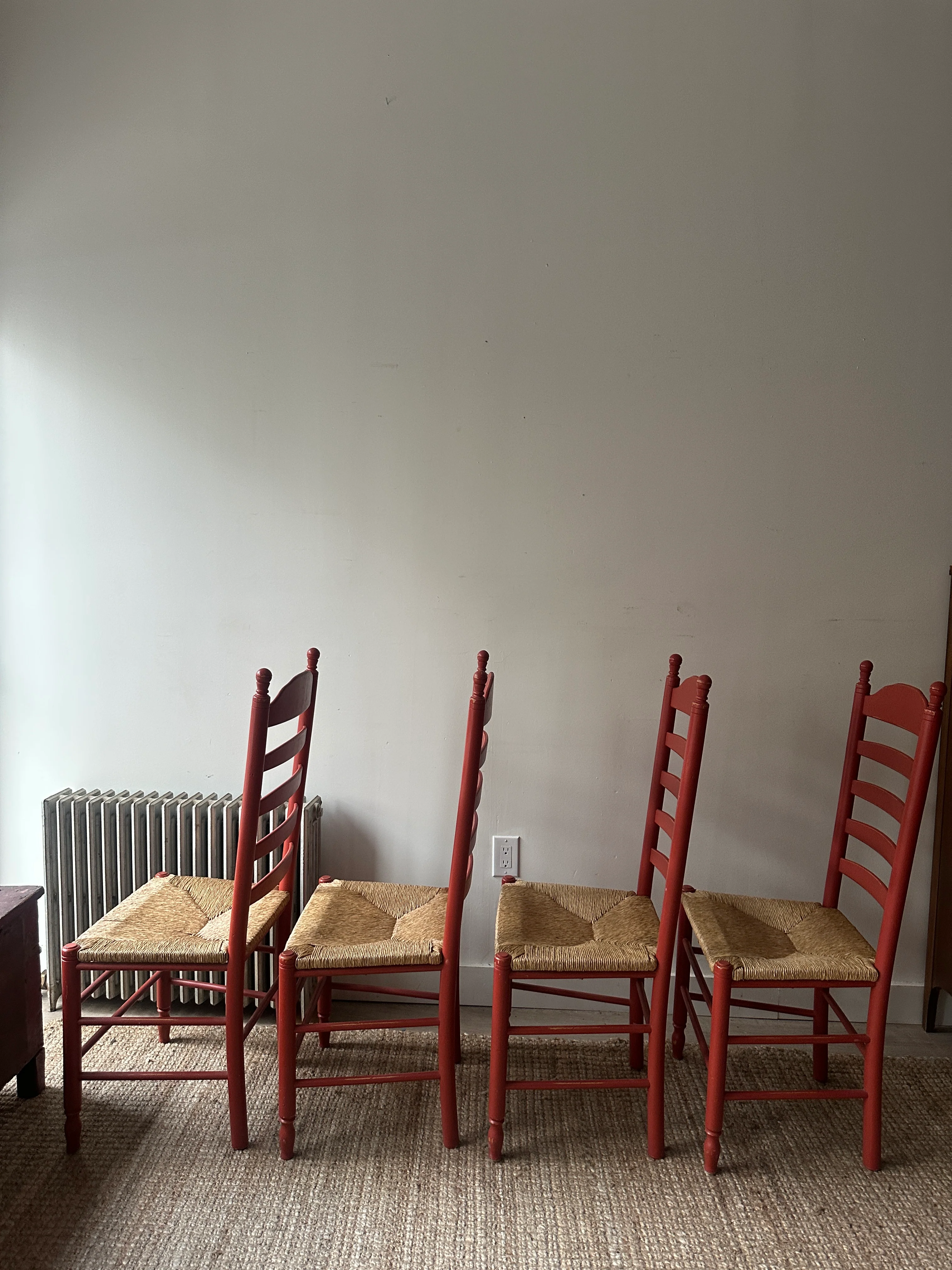 6 farmhouse chairs. Sold in pairs. - Image 4