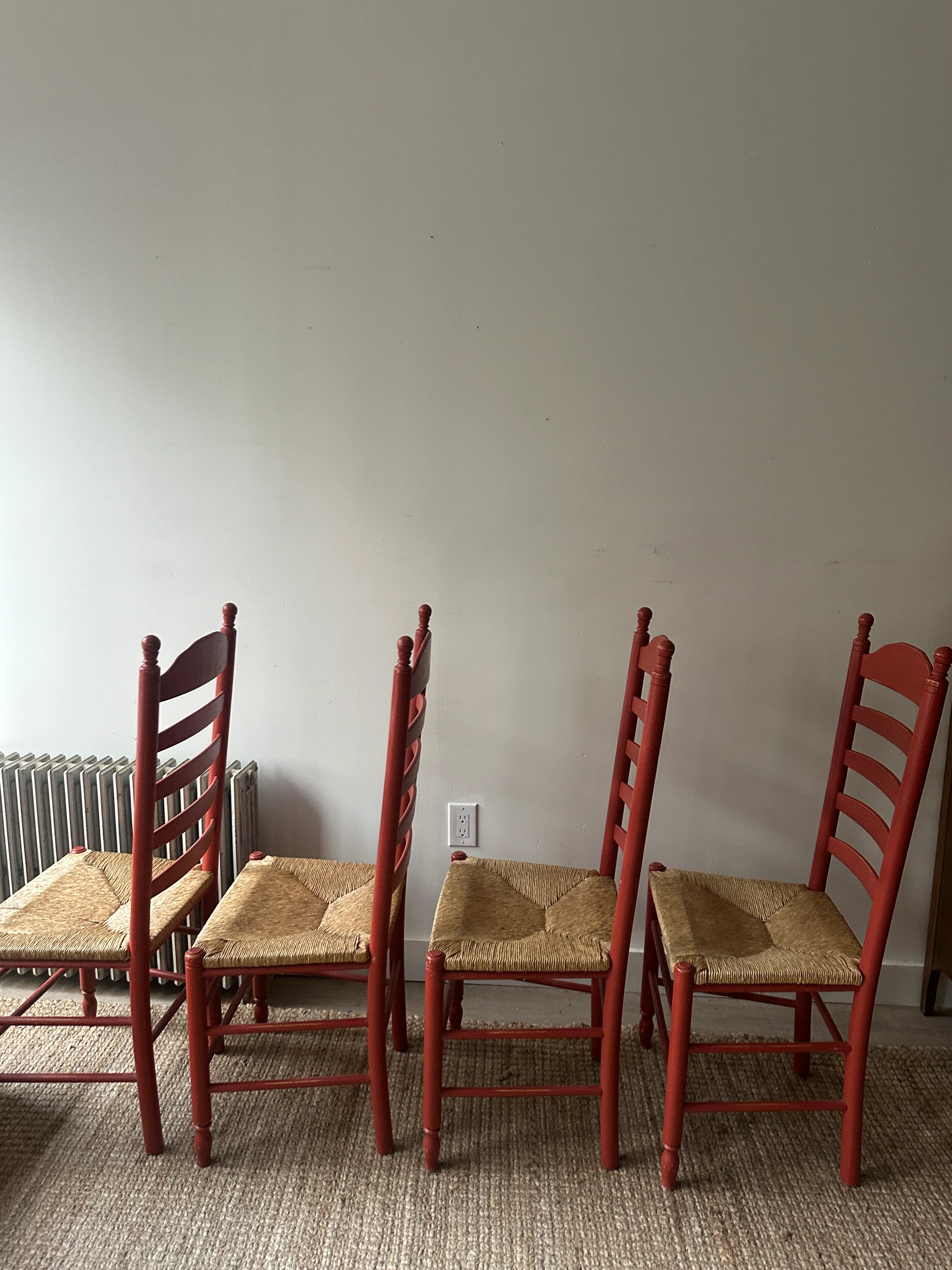6 farmhouse chairs. Sold in pairs. - Image 5