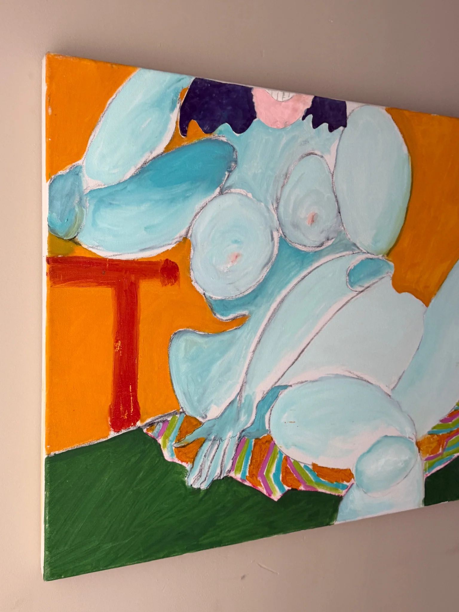 Abstract nude. Unsigned. - Image 2