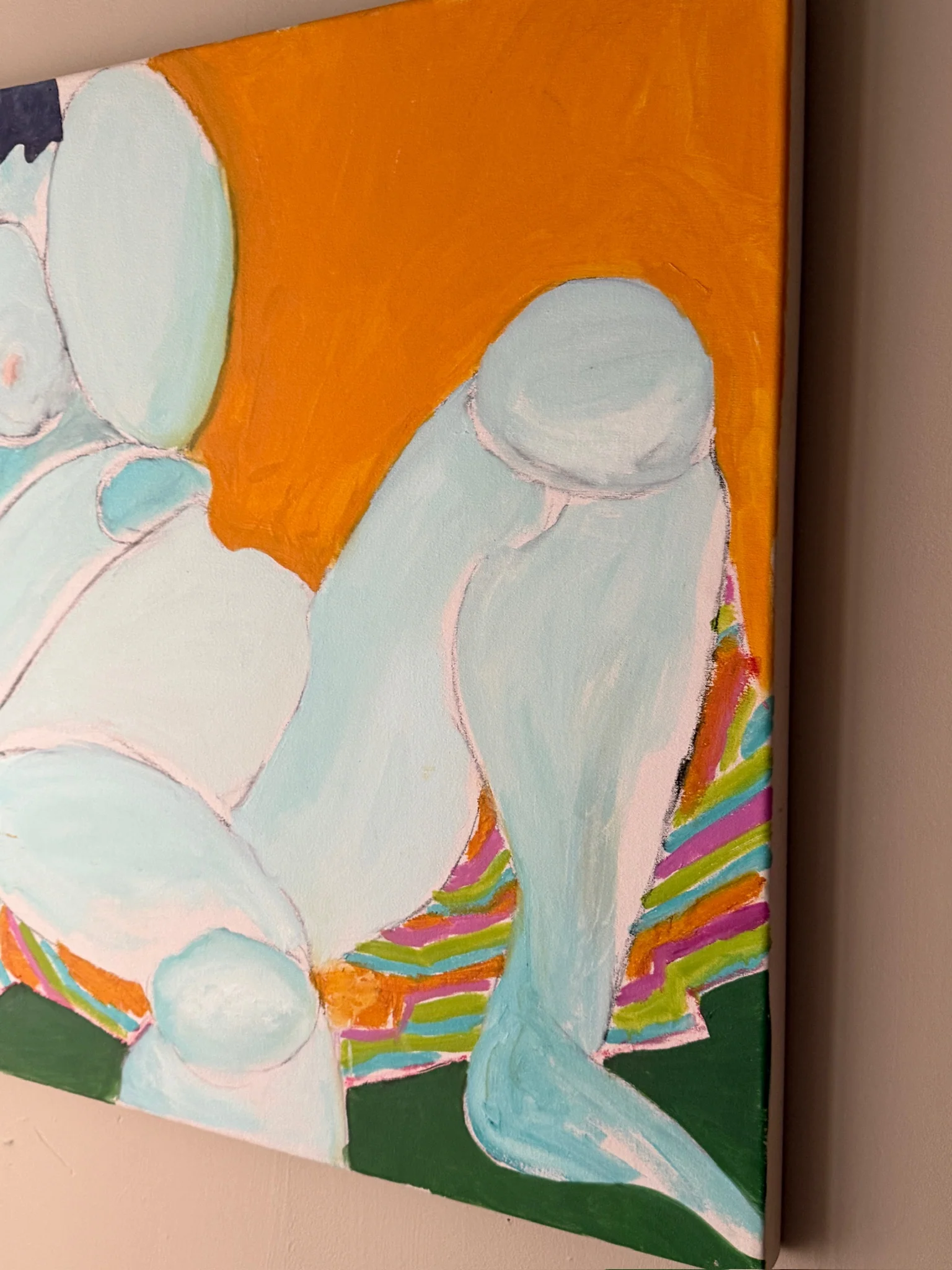 Abstract nude. Unsigned. - Image 3