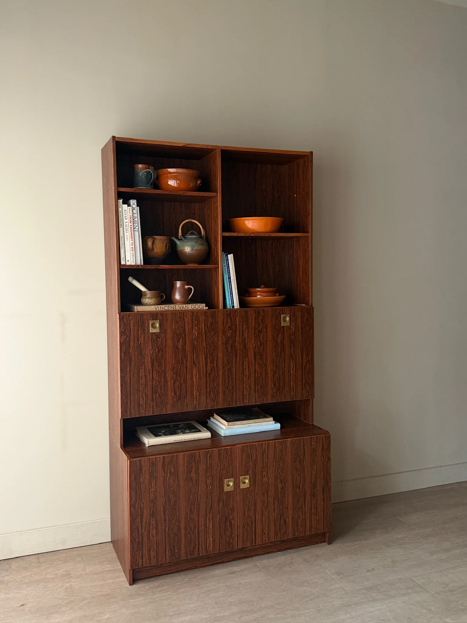 Aejm Mobler Danish rosewood secretary hutch - Image 2