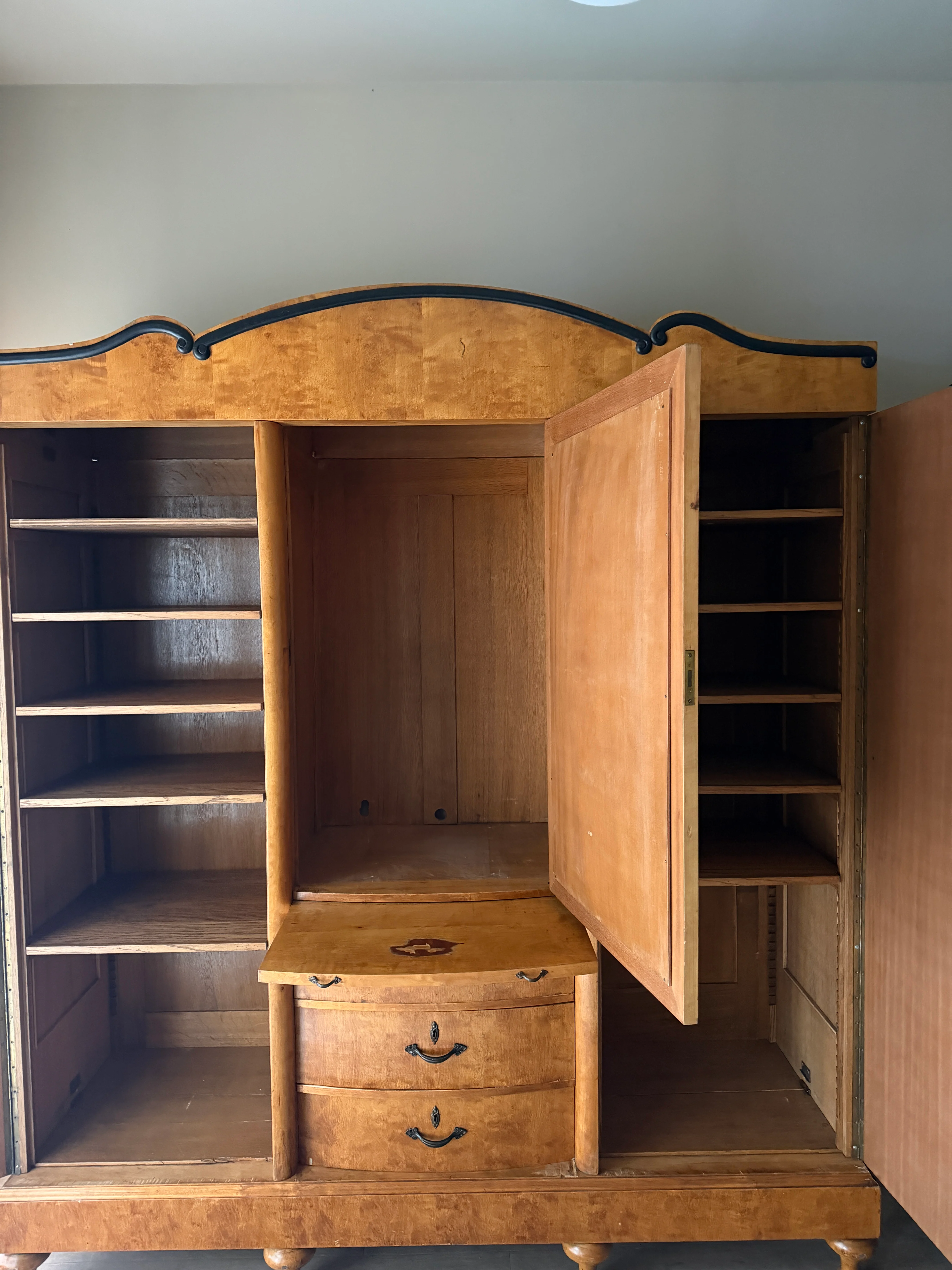 Deco birch armoire - Image 8
