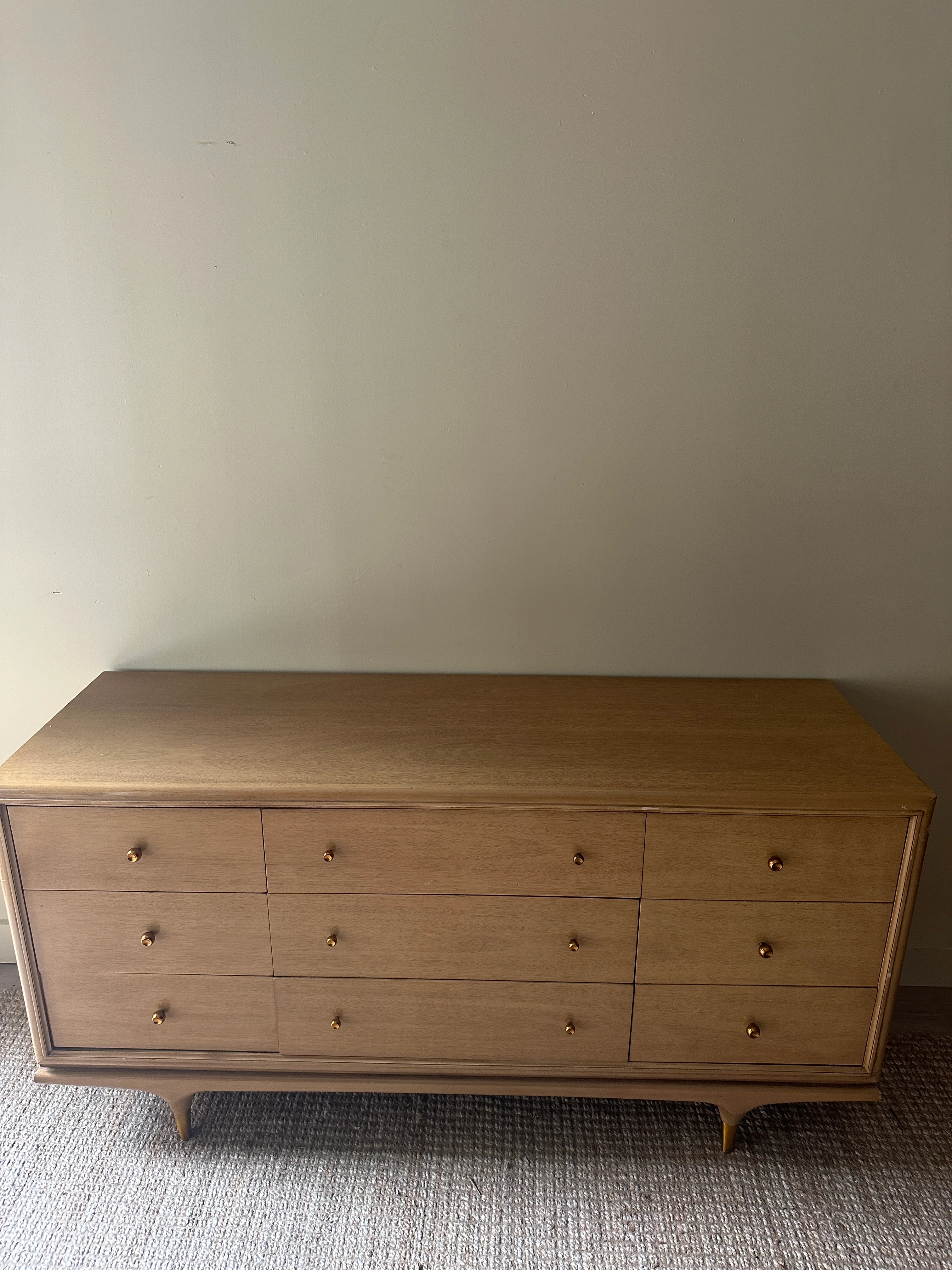 Blonde oak credenza - Image 2