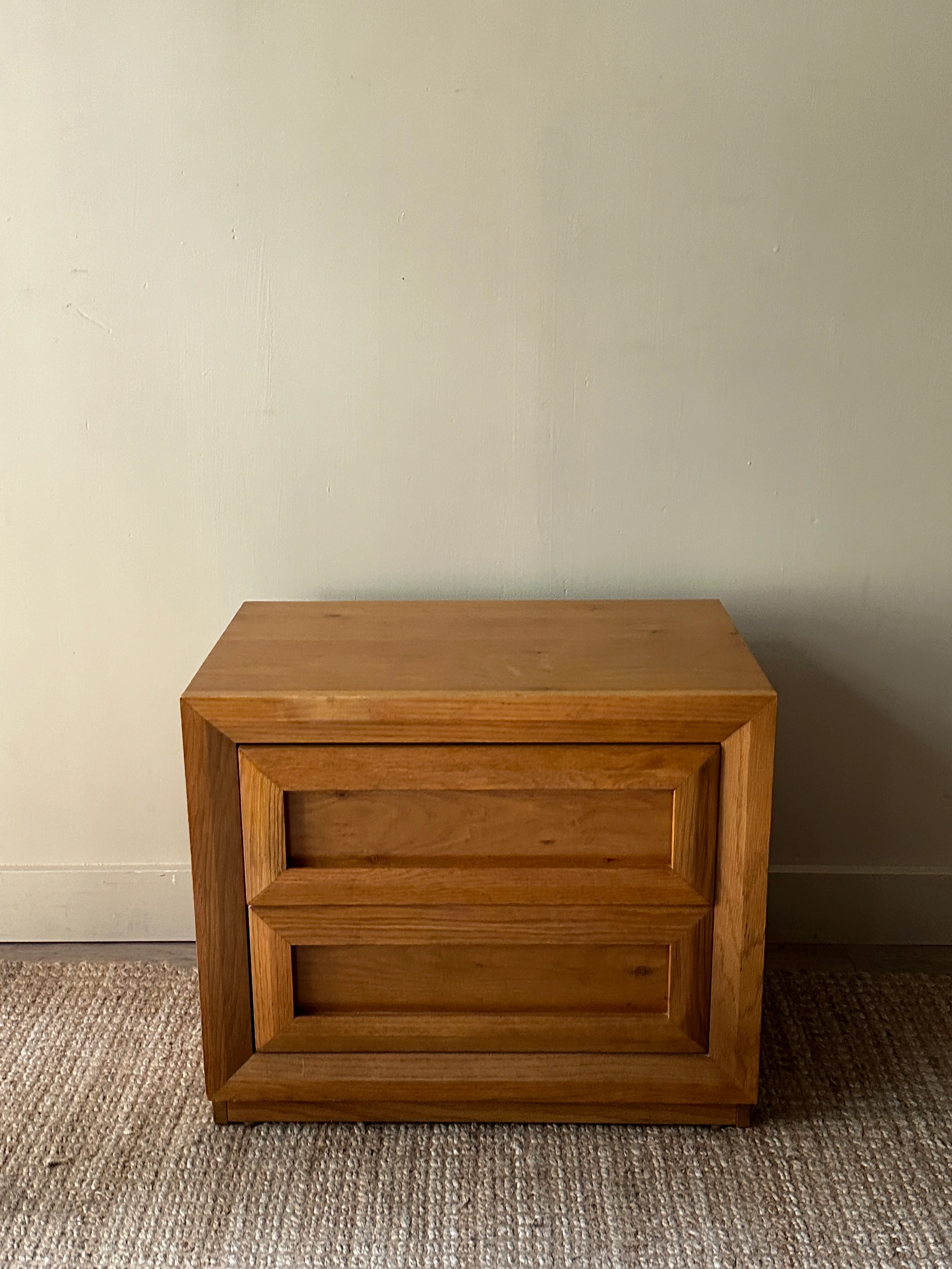 Blonde oak nightstand - Image 2
