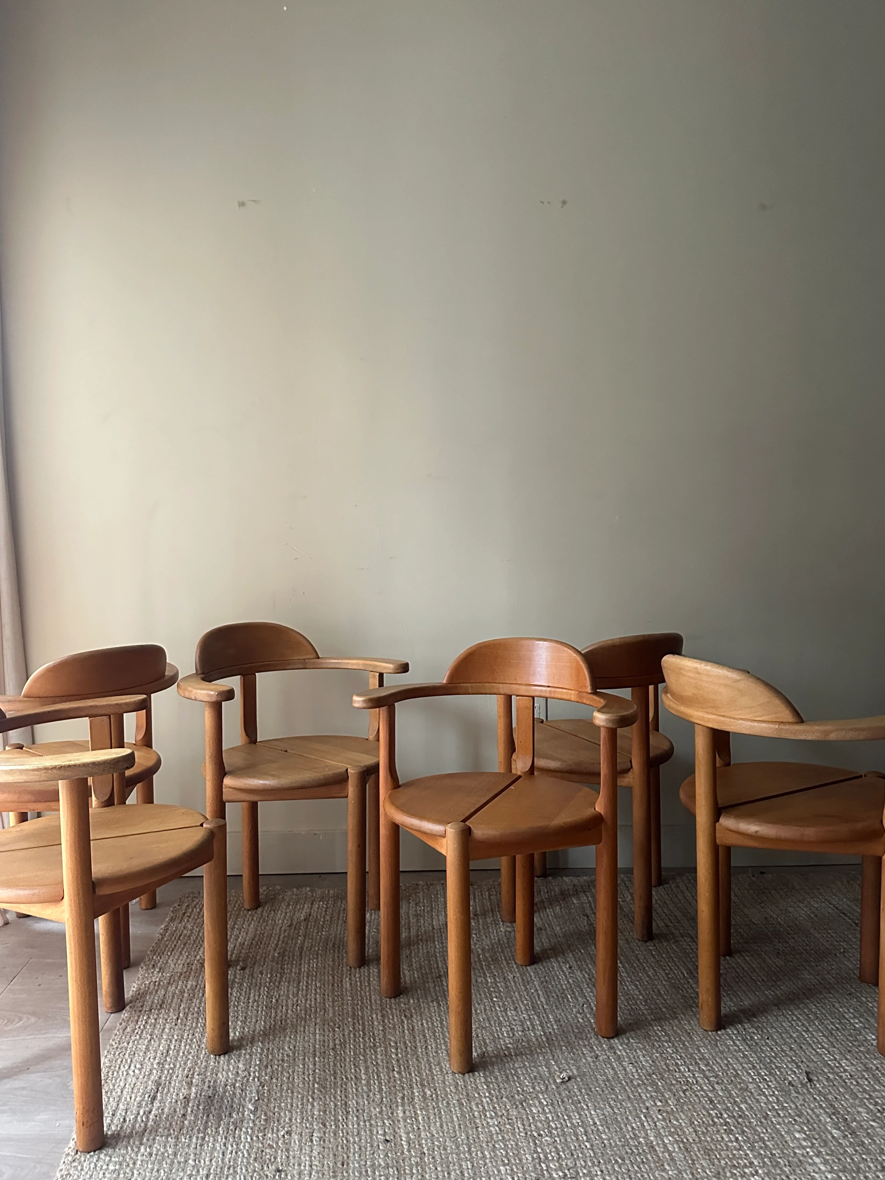 Brahlstorf beech dining chairs. Sold individually. - Image 2