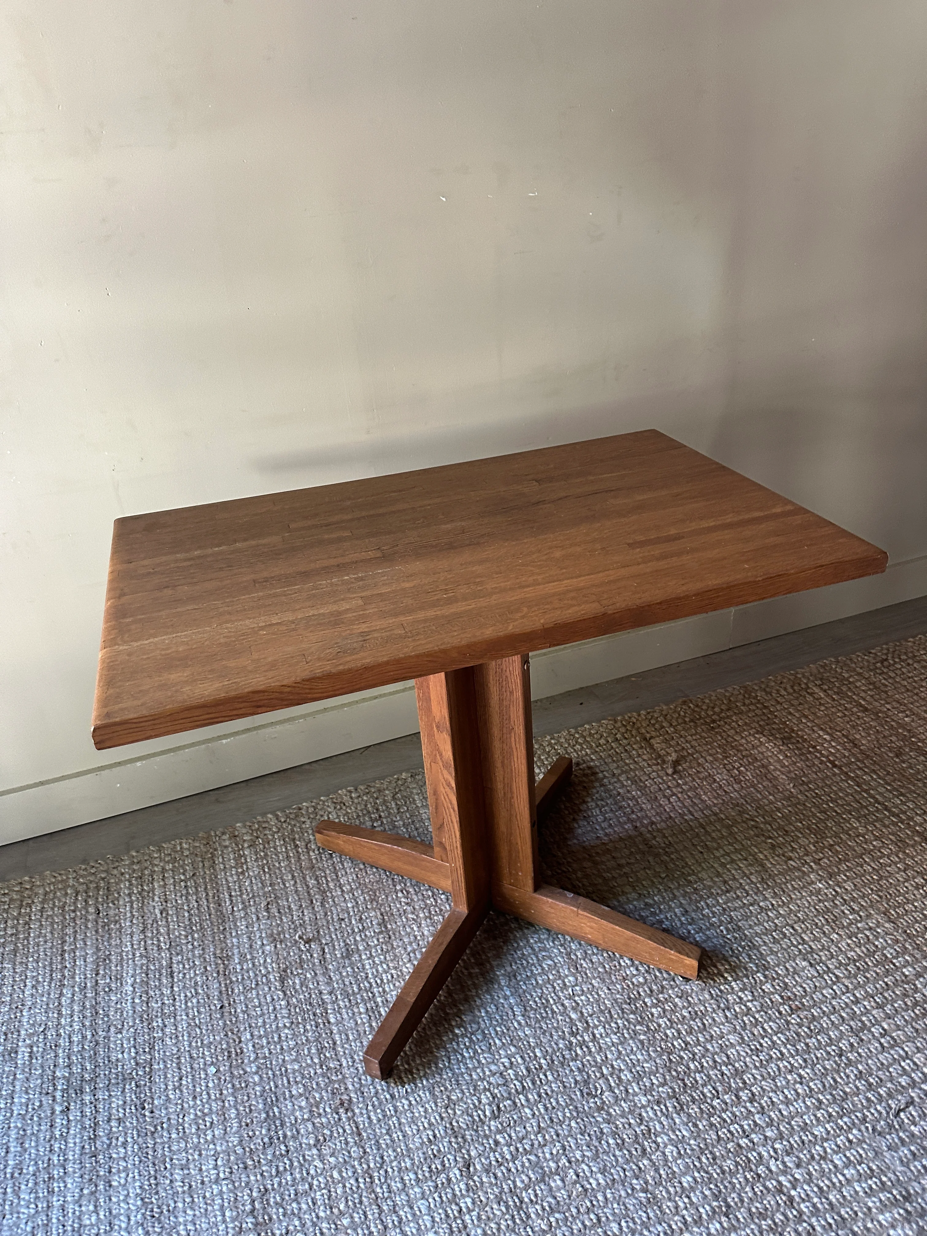 Butcher block dining table - Image 3