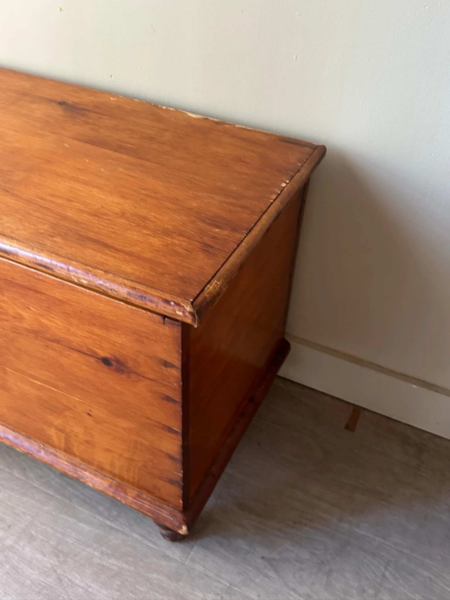 Cedar lined pine chest - Image 4