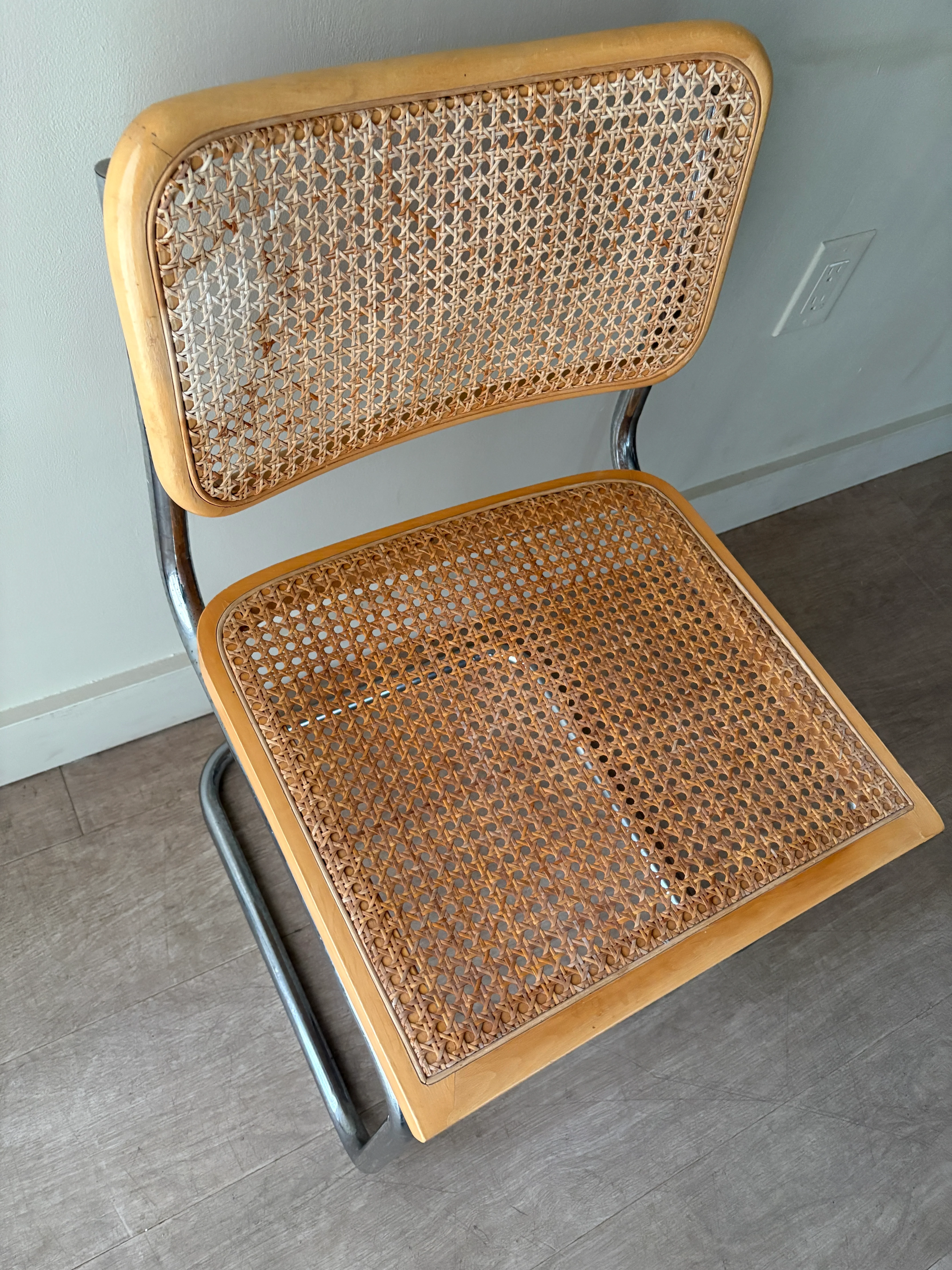 Cesca dining chair (stains) - Image 3