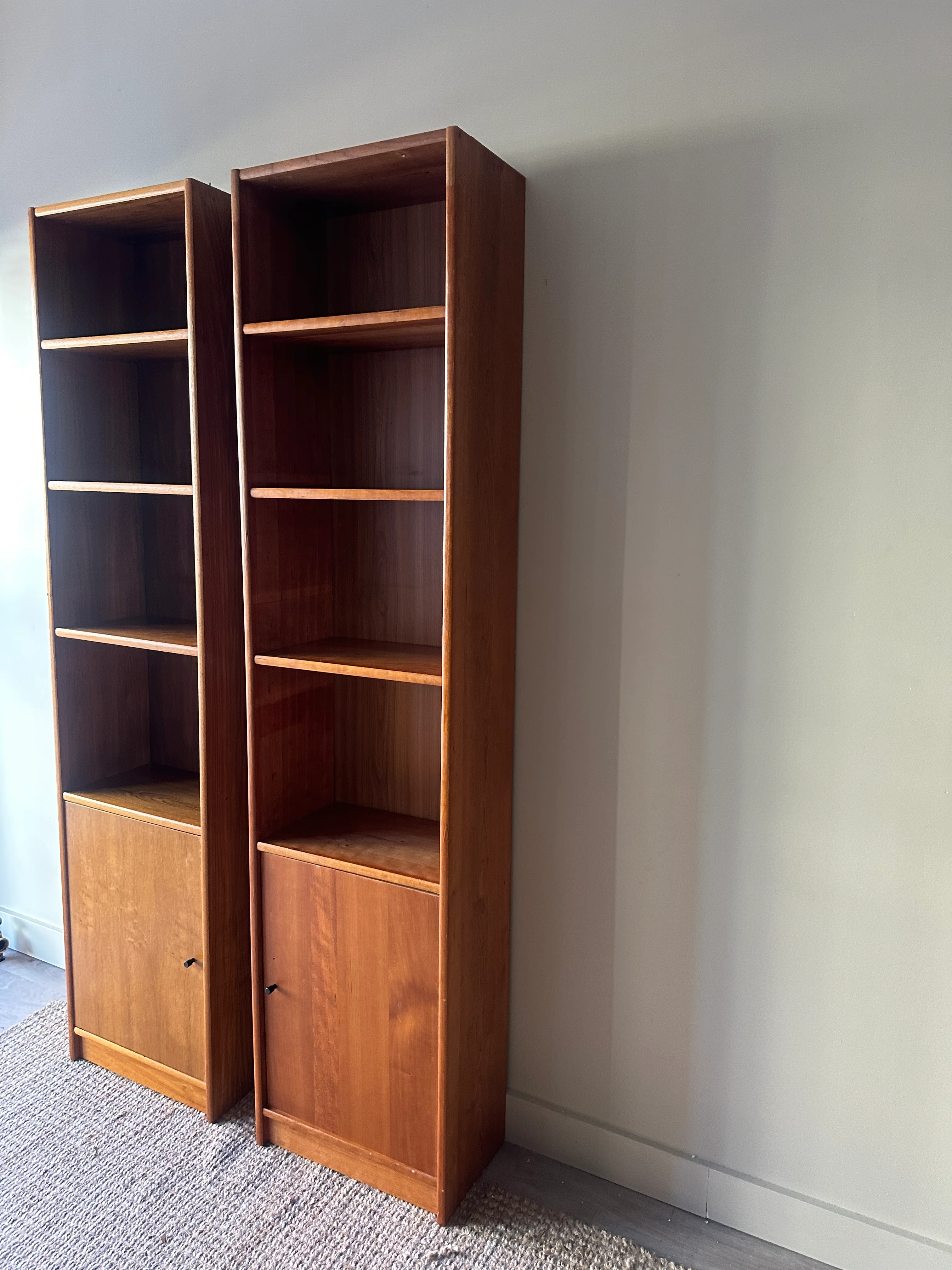 Cherry bookshelves. Sold individually. - Image 3