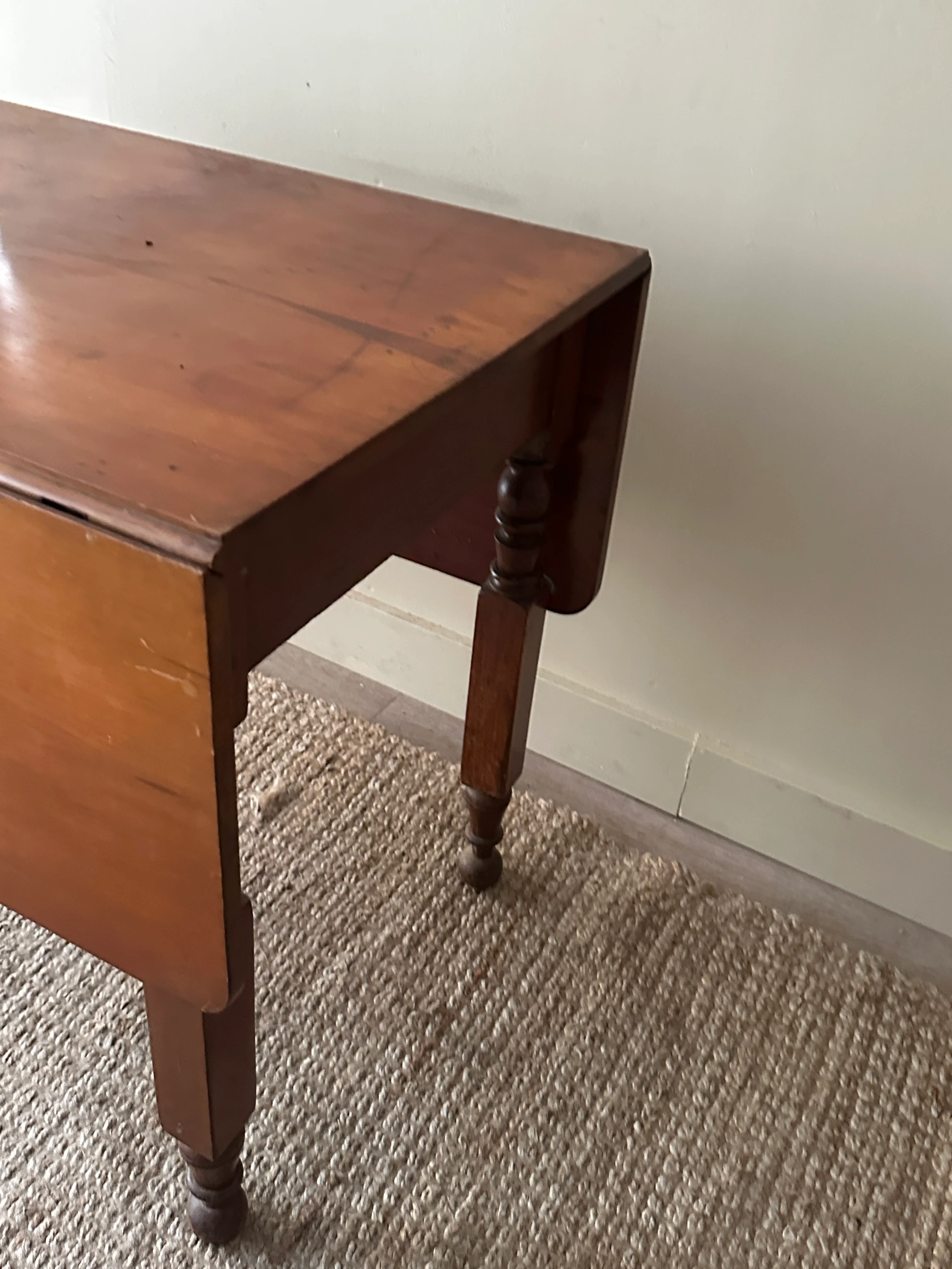 Cherry drop leaf table - Image 4