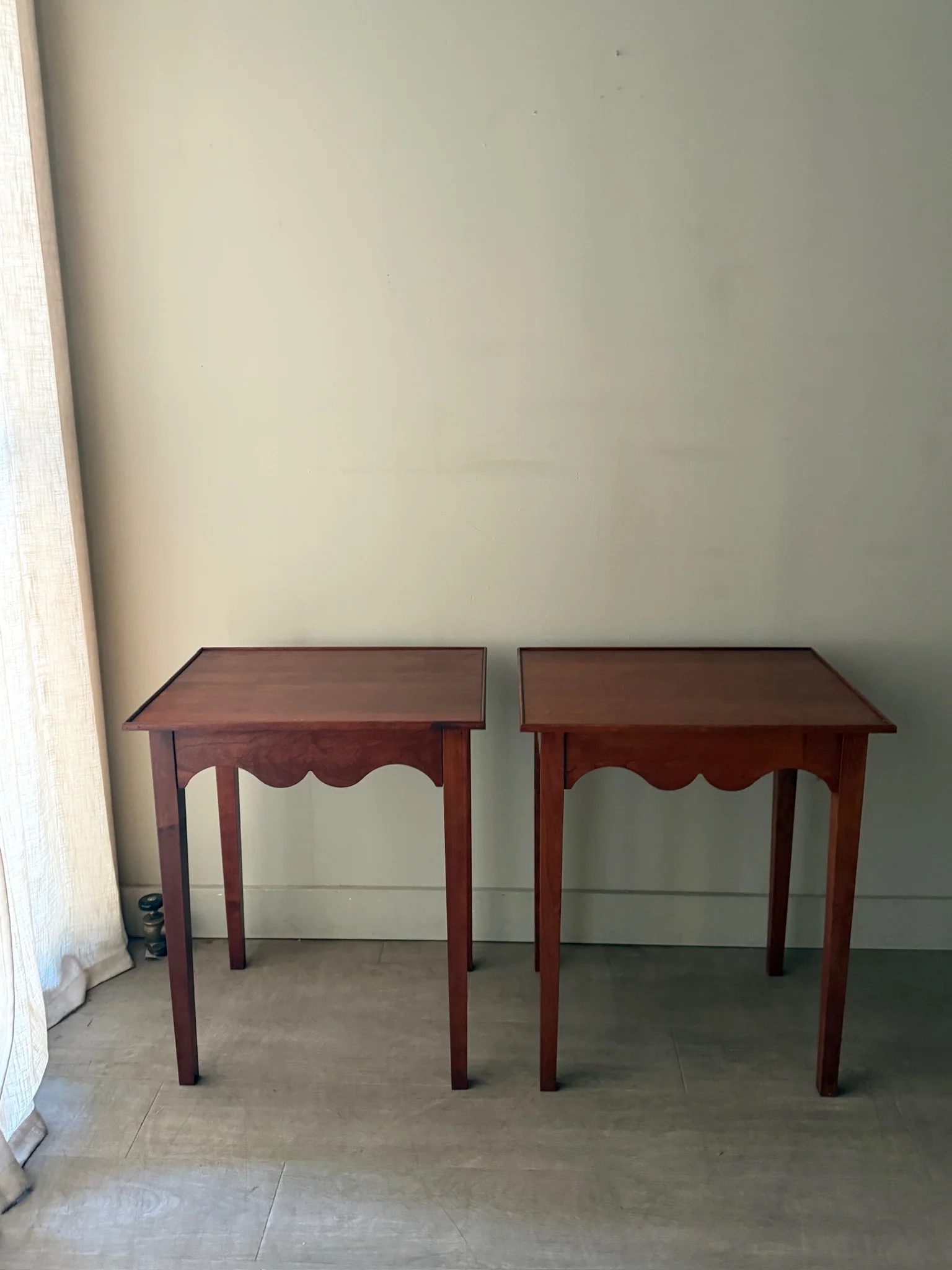 Cherry side tables. Sold individually. - Image 3