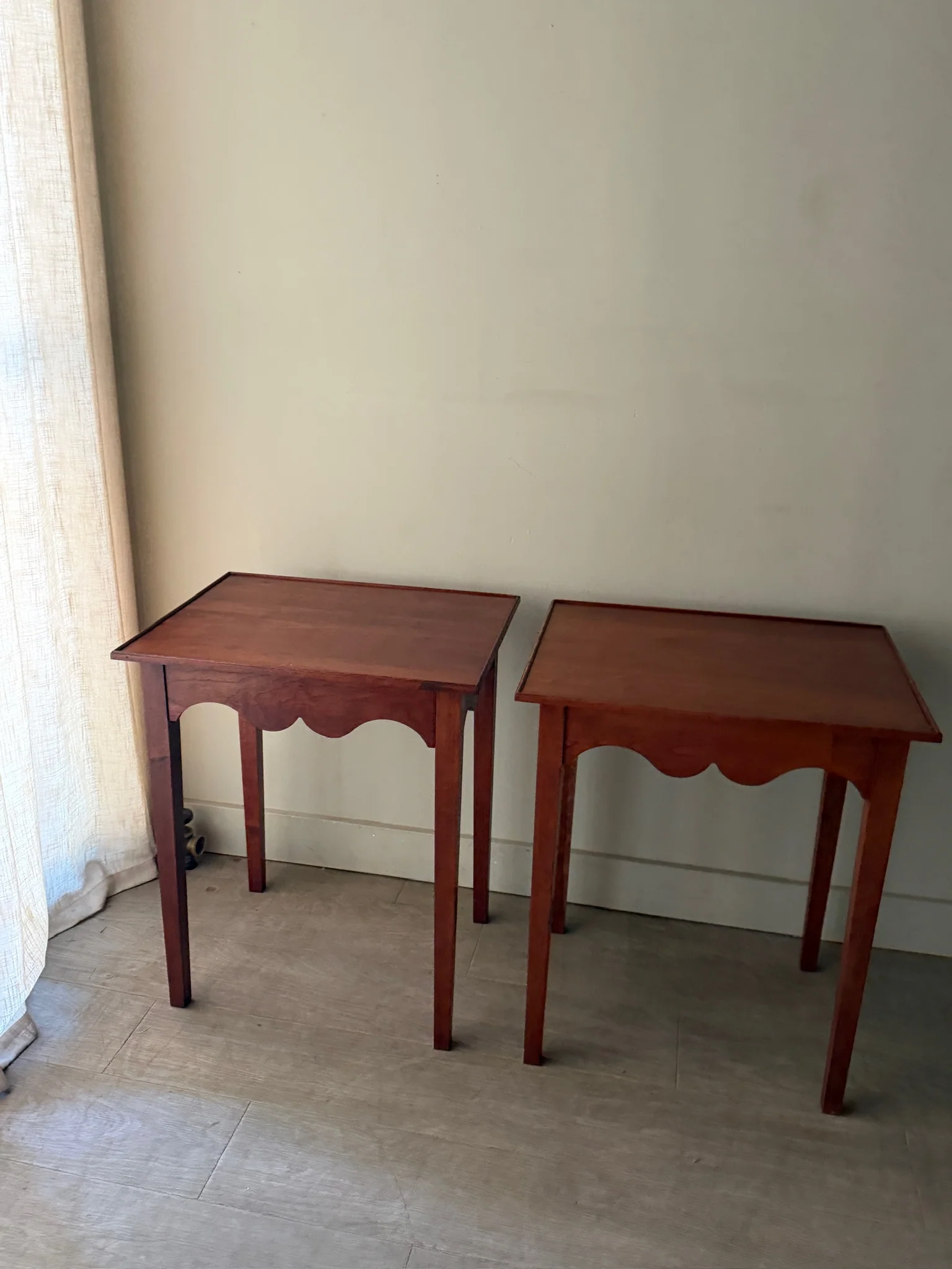Cherry side tables. Sold individually. - Image 4