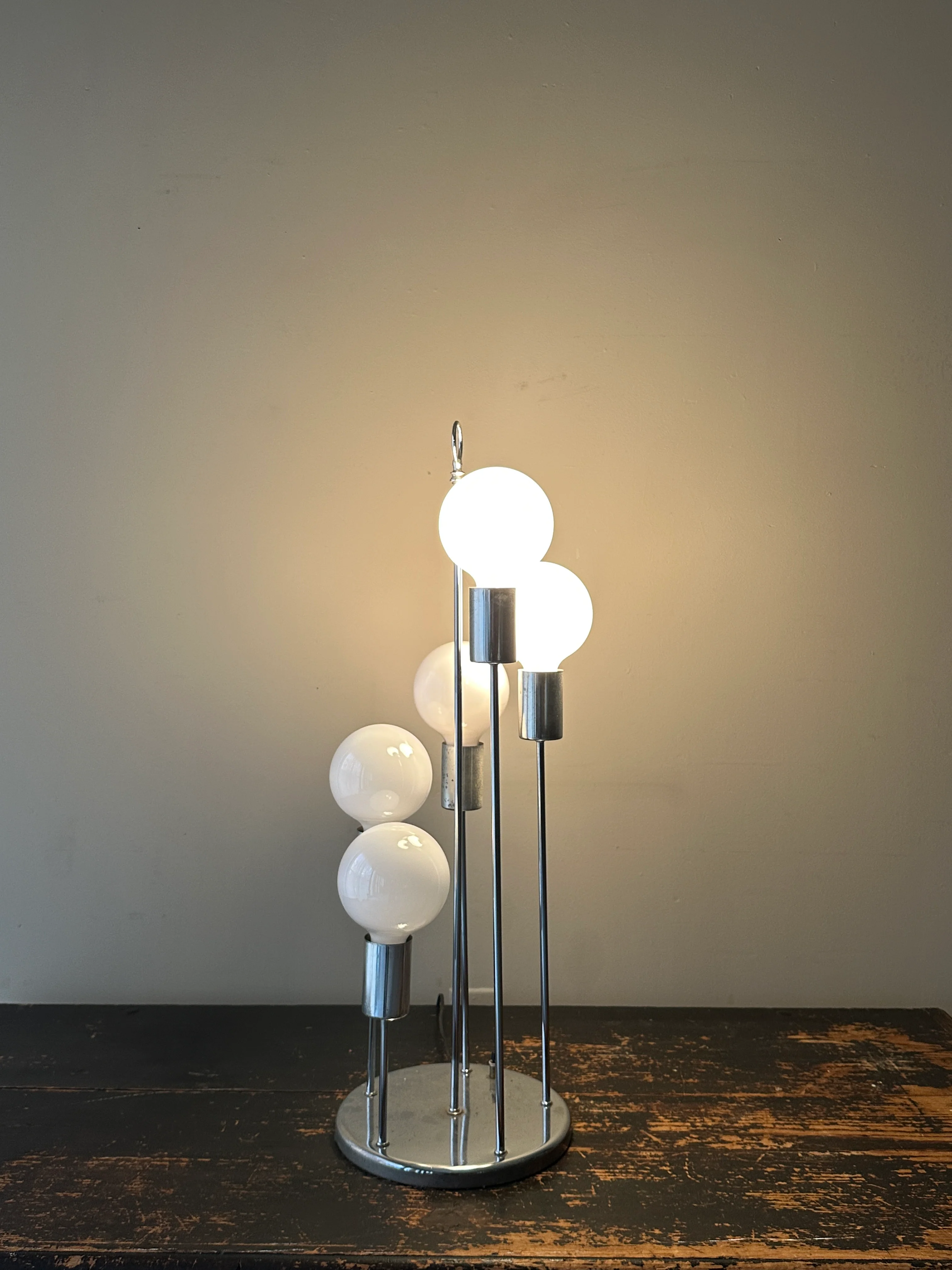 Chrome 5 bulb lamp - Image 3