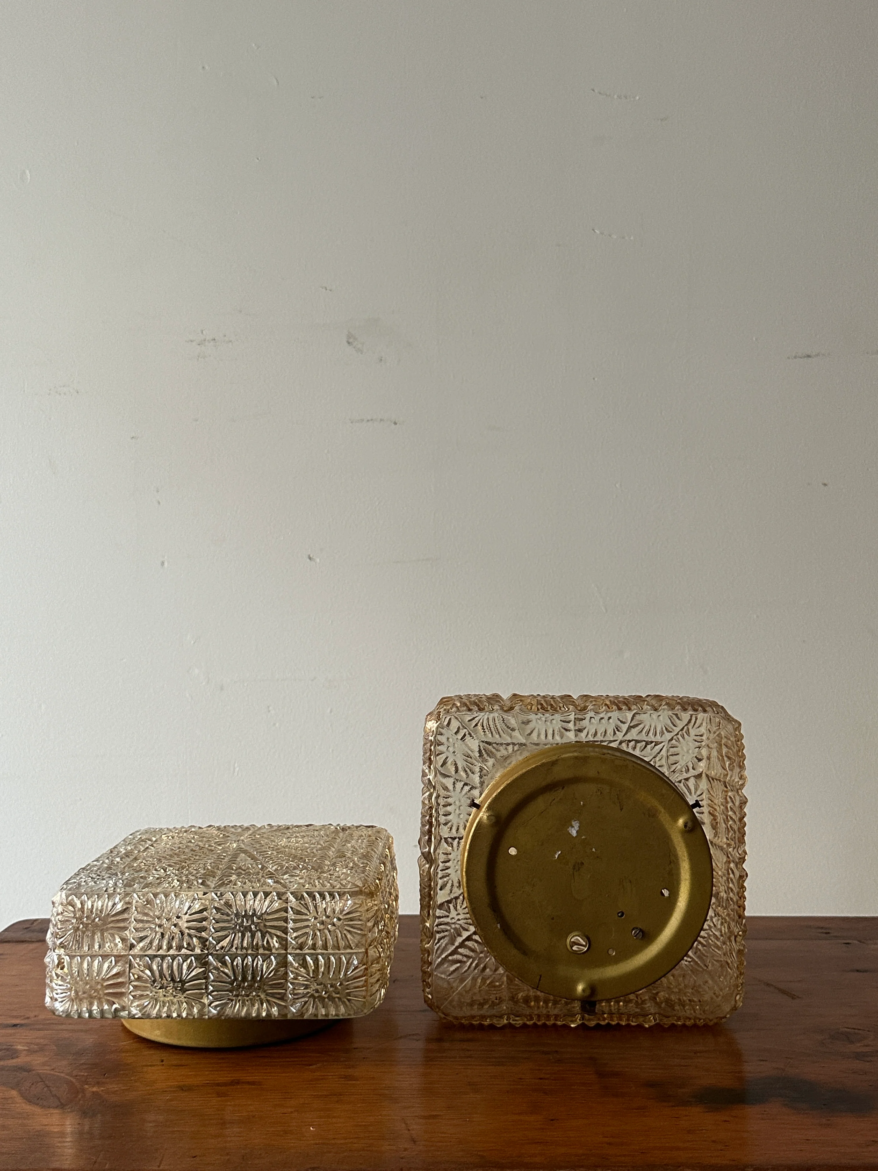Danish glass sconce/ceiling lights. Sold individually. - Image 9