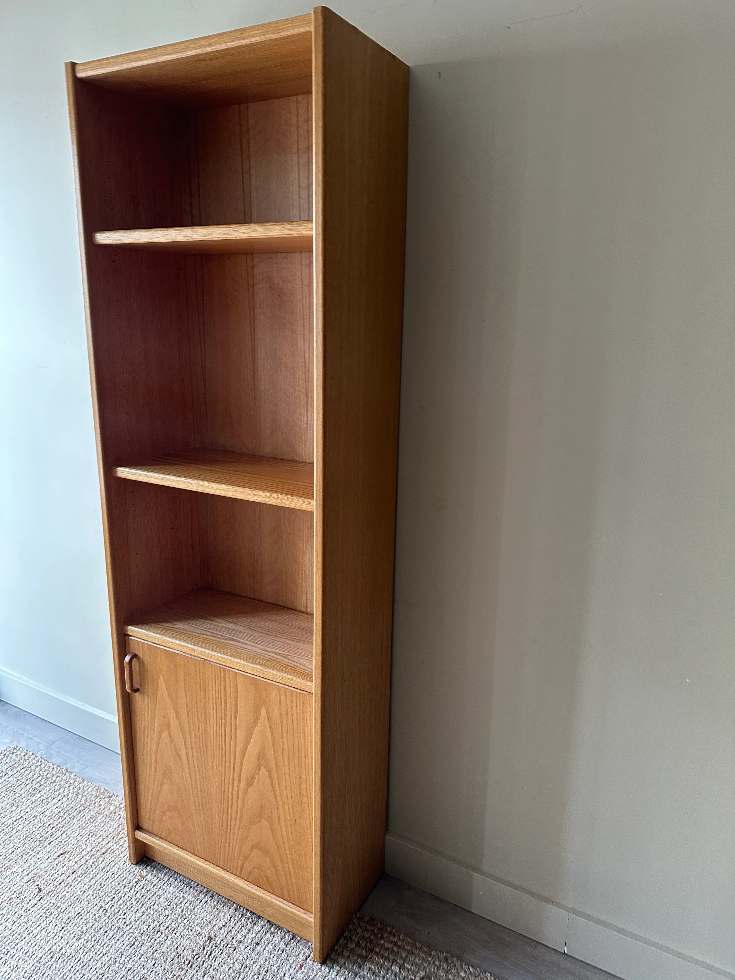 Danish oak bookcase - Image 3
