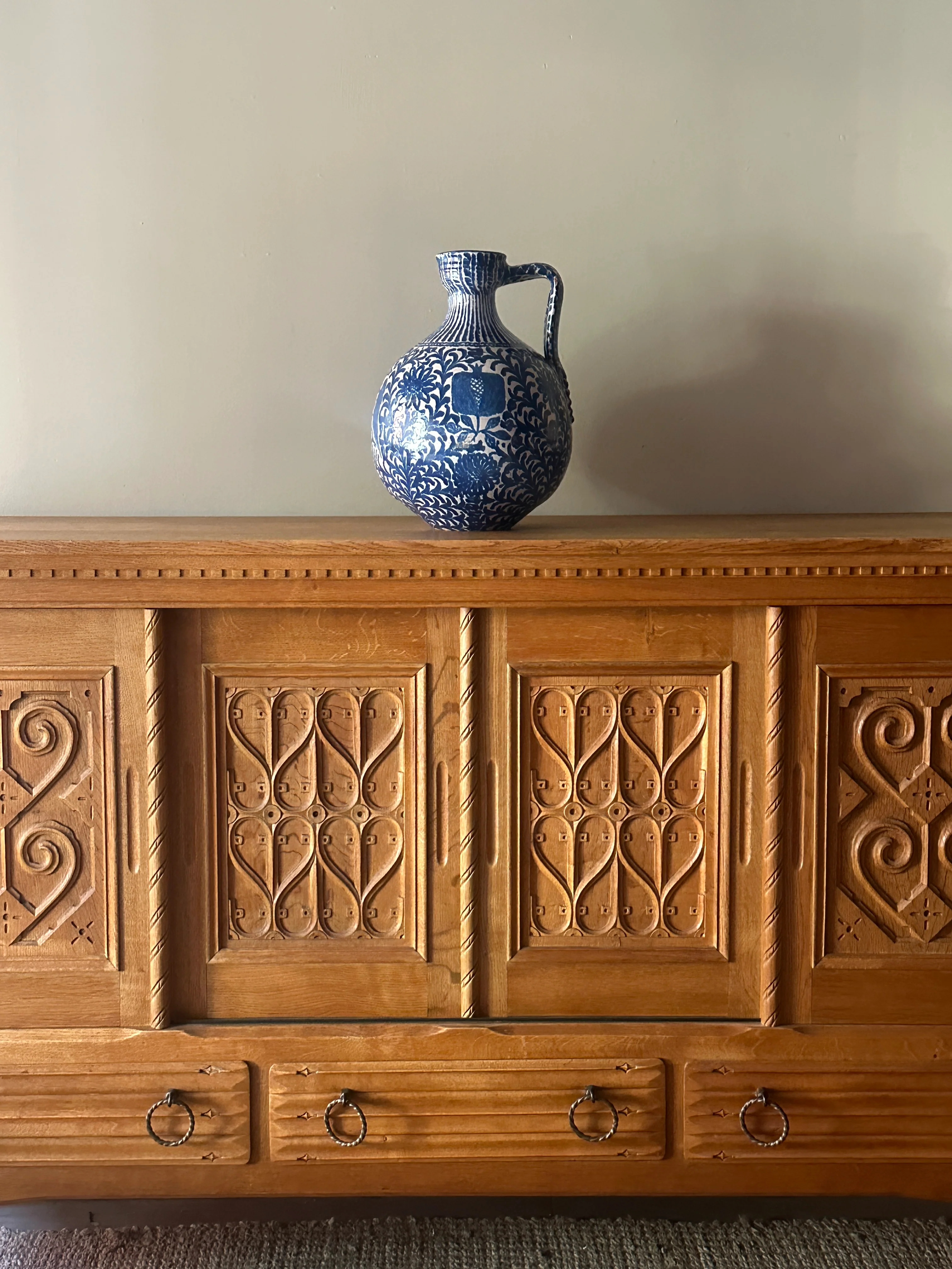 Danish oak sideboard by Henning Kjaernulf - Image 2