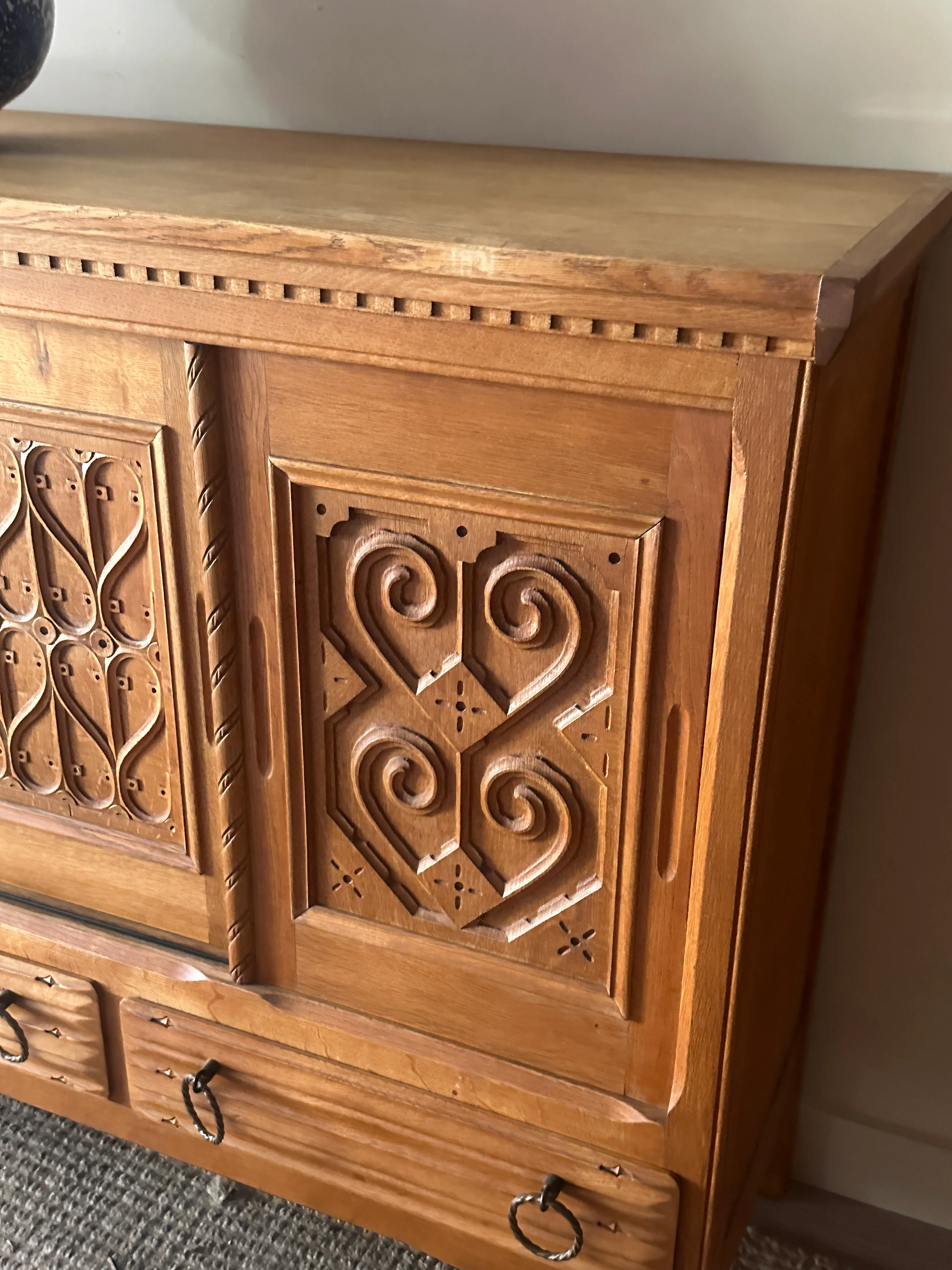 Danish oak sideboard by Henning Kjaernulf - Image 6