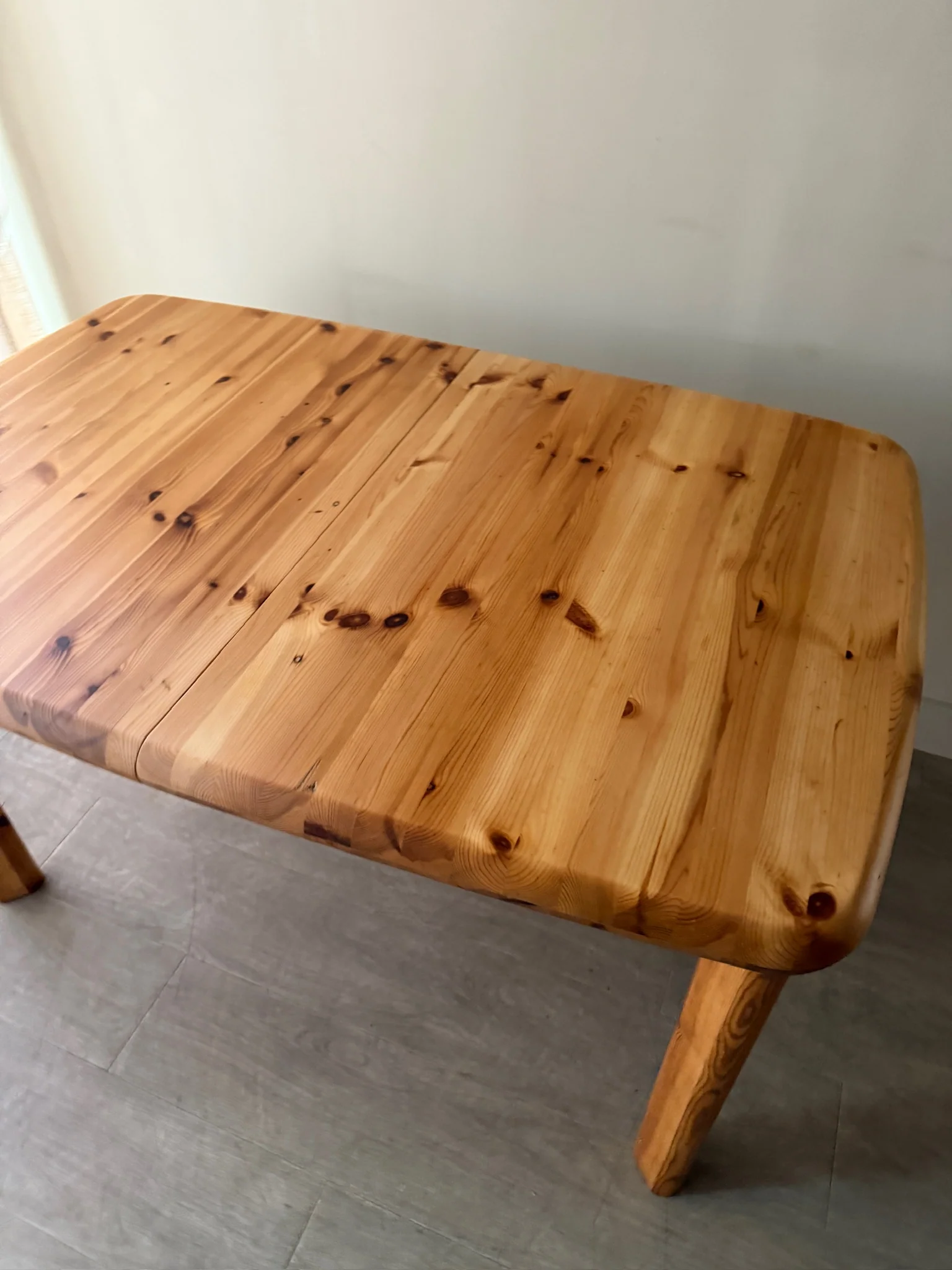 Danish pine dining table - Image 5
