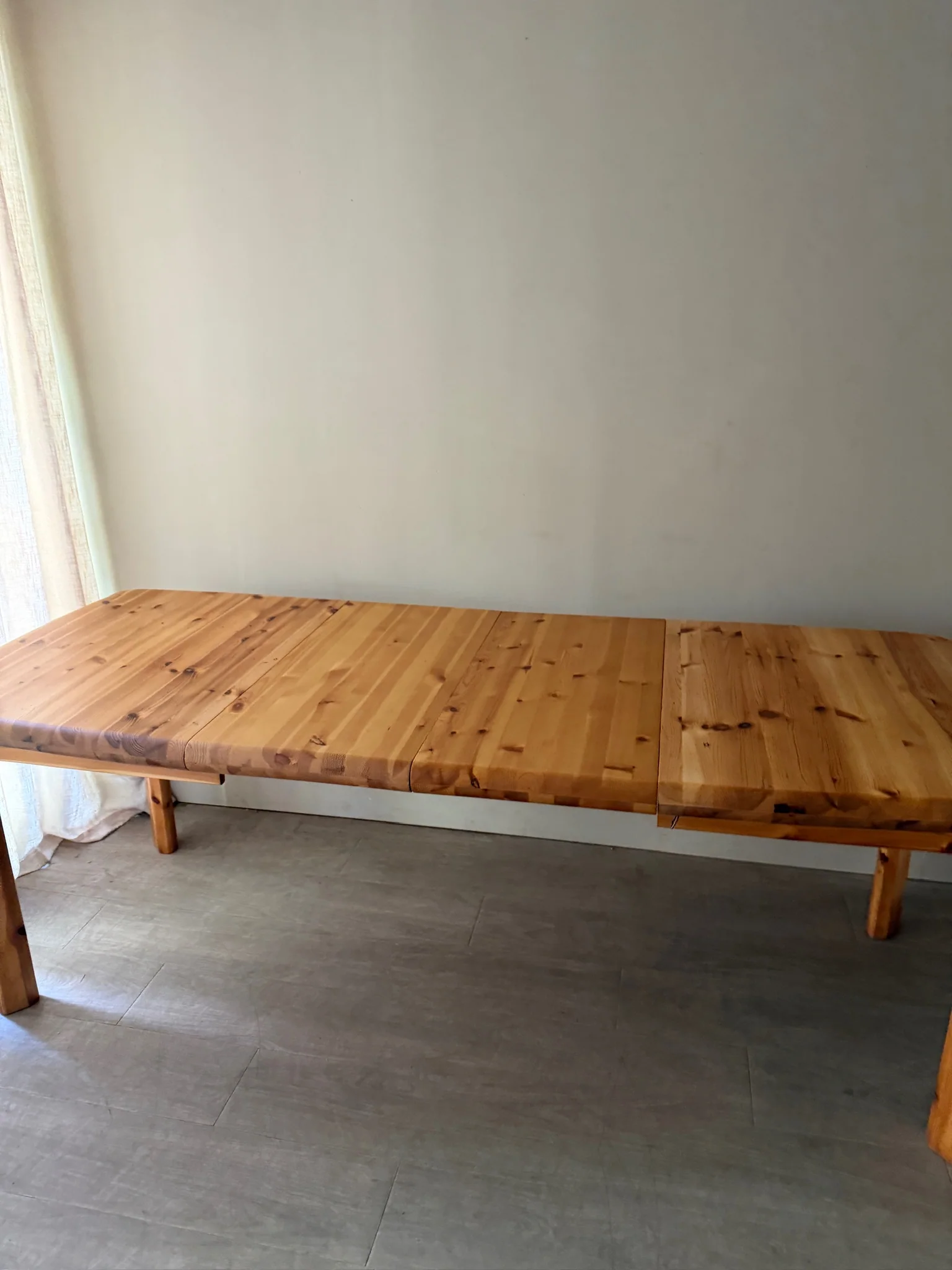 Danish pine dining table - Image 9