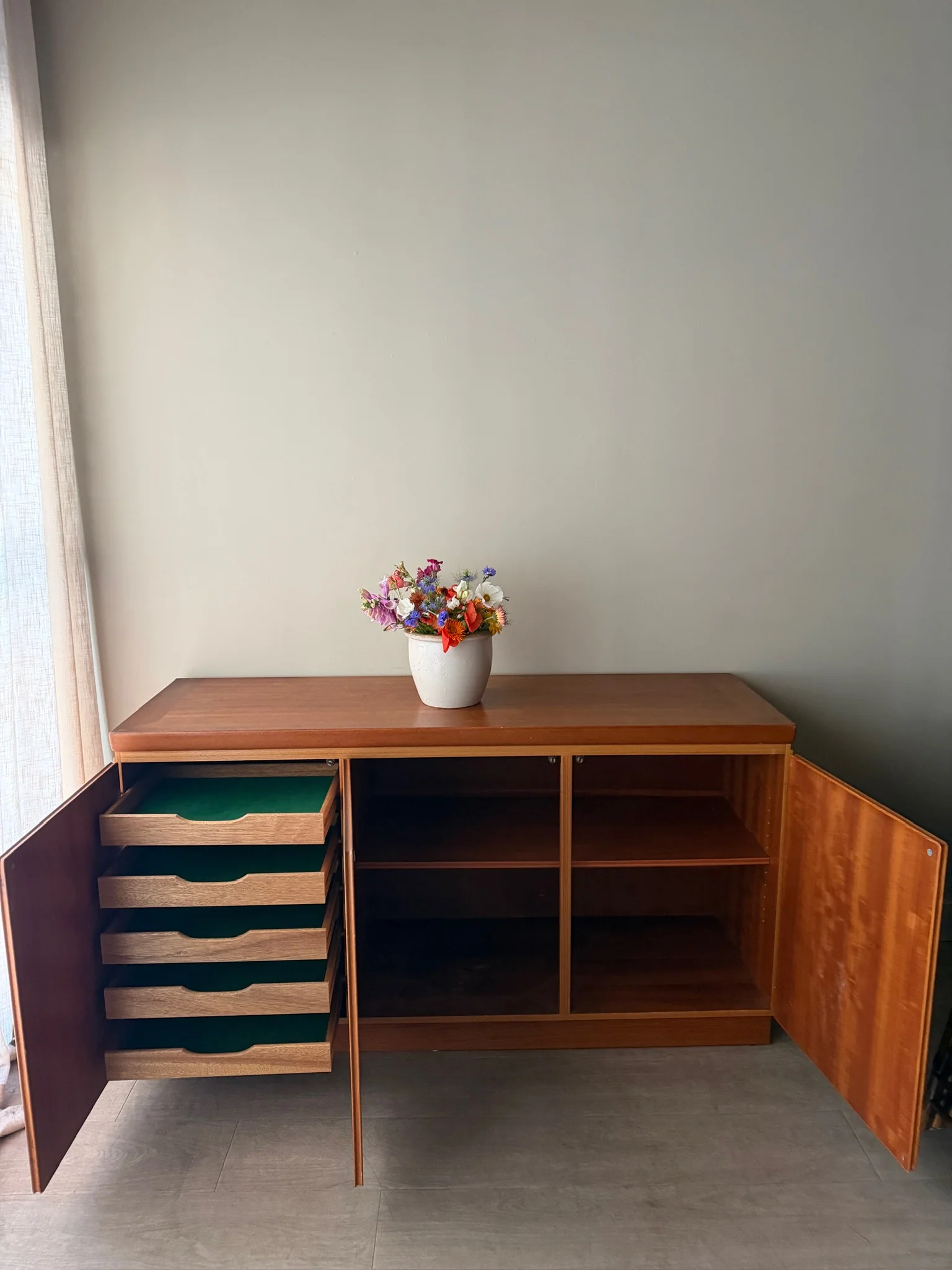 Danish teak credenza - Image 5