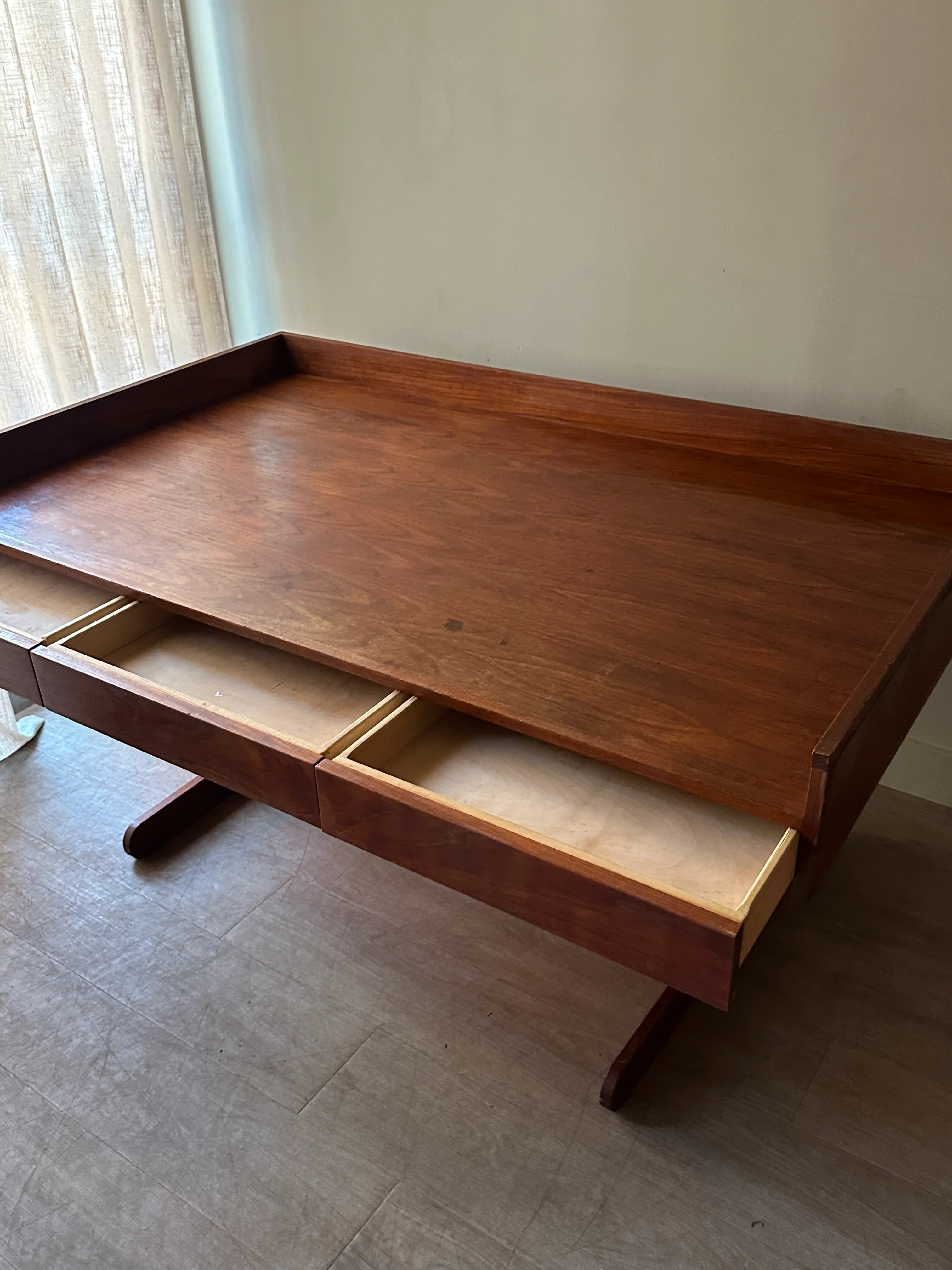 Danish teak desk - Image 5
