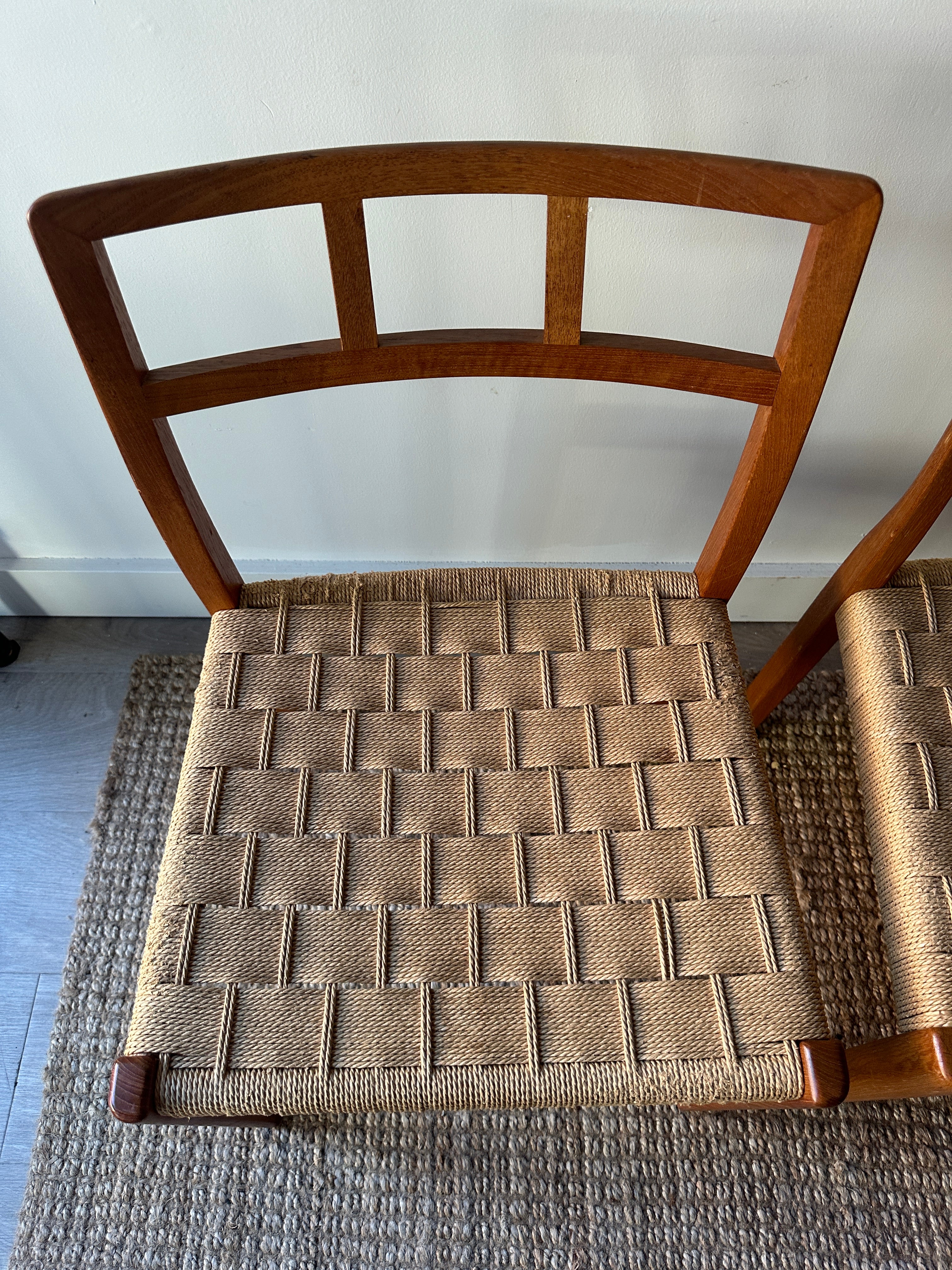 Danish teak dining chairs. Sold individually. - Image 3