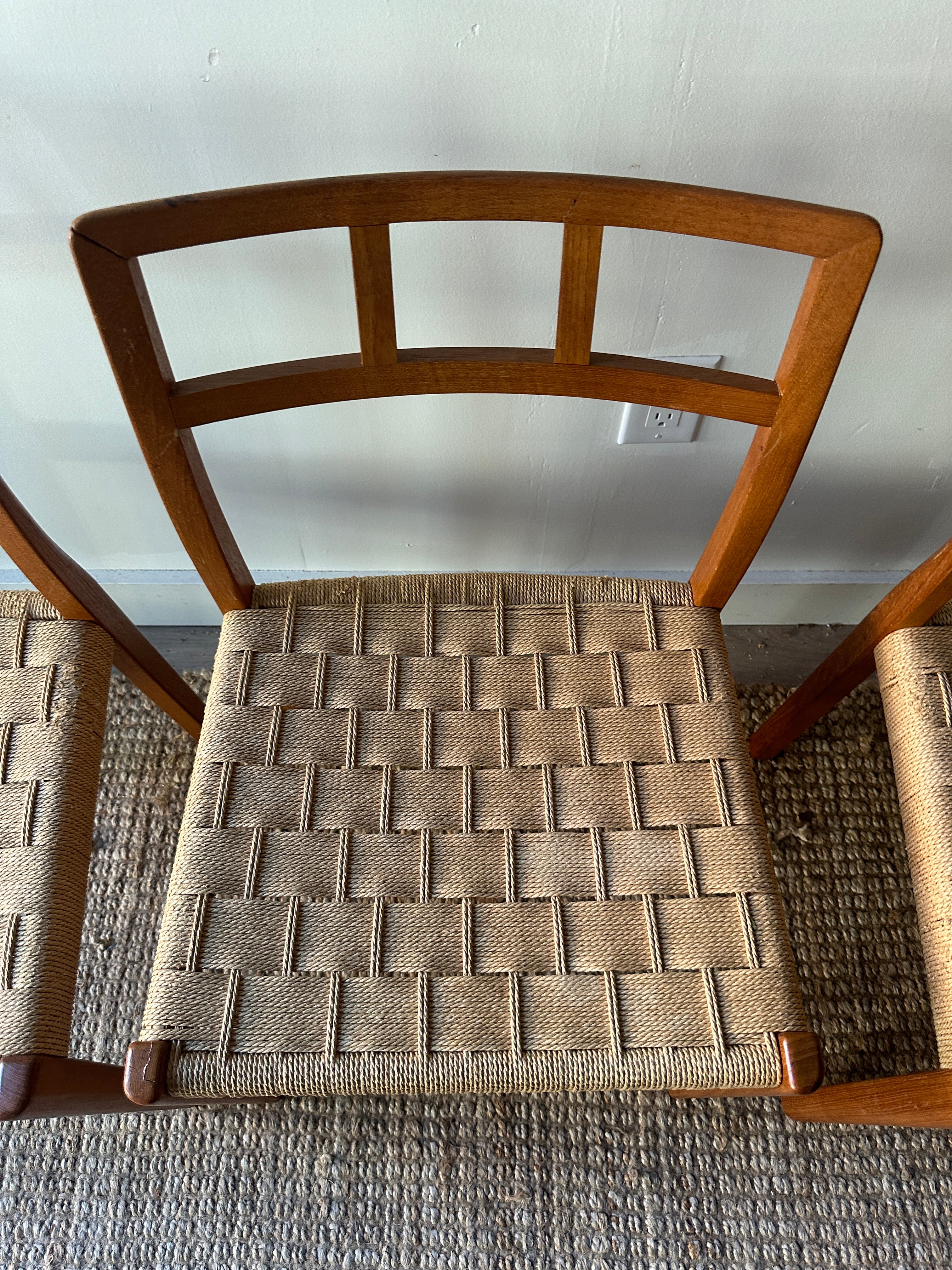 Danish teak dining chairs. Sold individually. - Image 4
