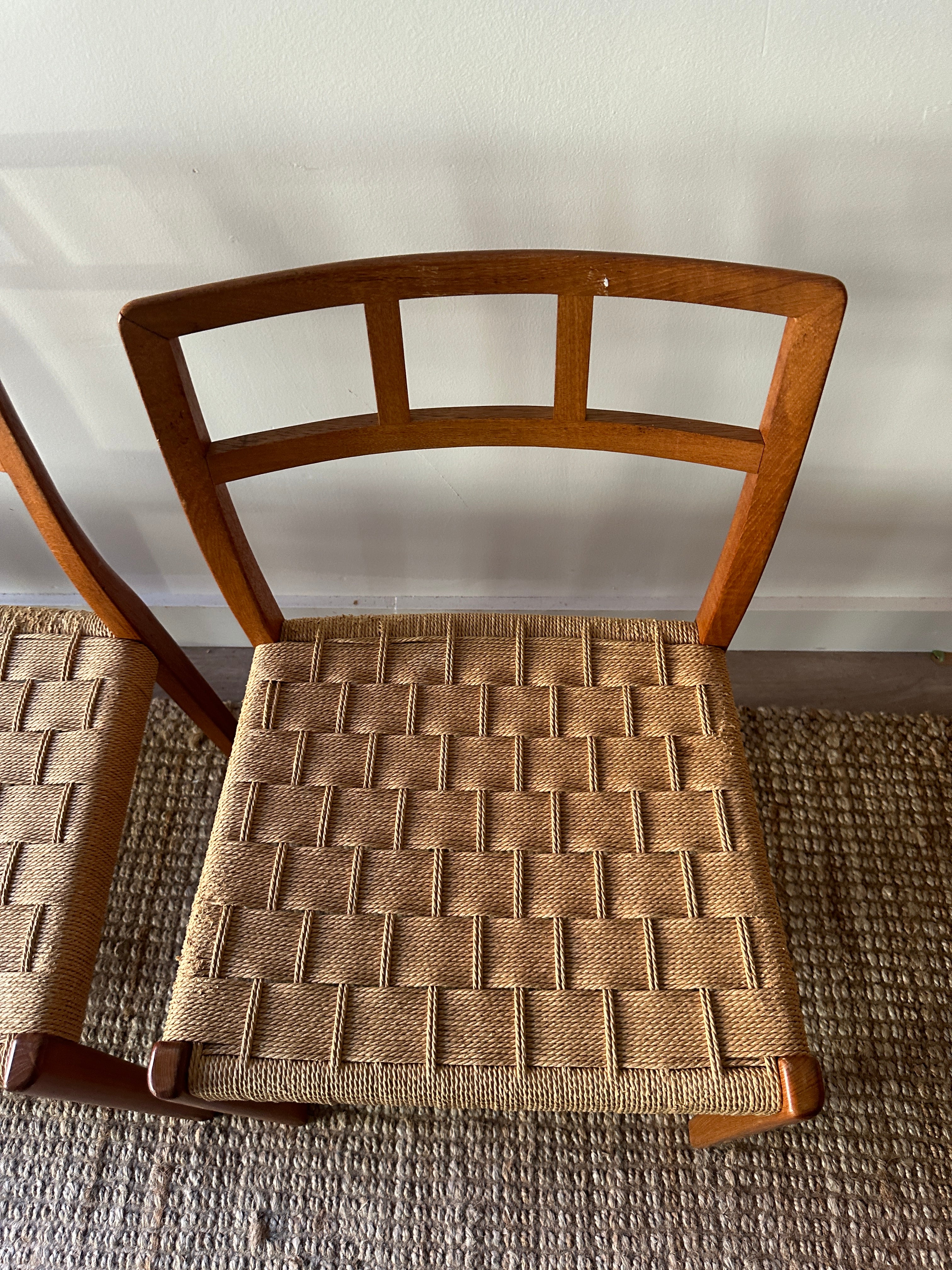 Danish teak dining chairs. Sold individually. - Image 6