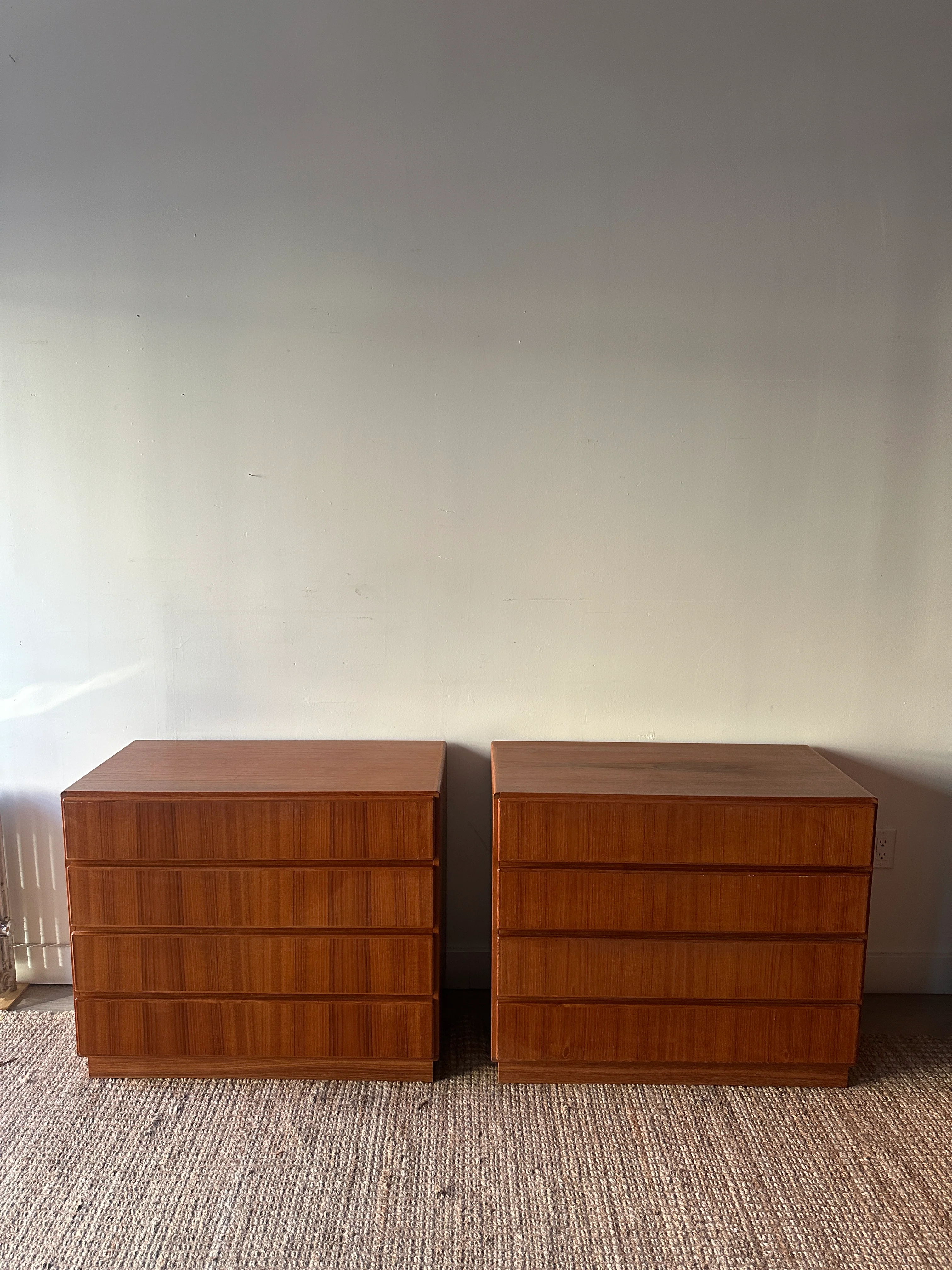 Danish teak dressers. Sold individually. - Image 2