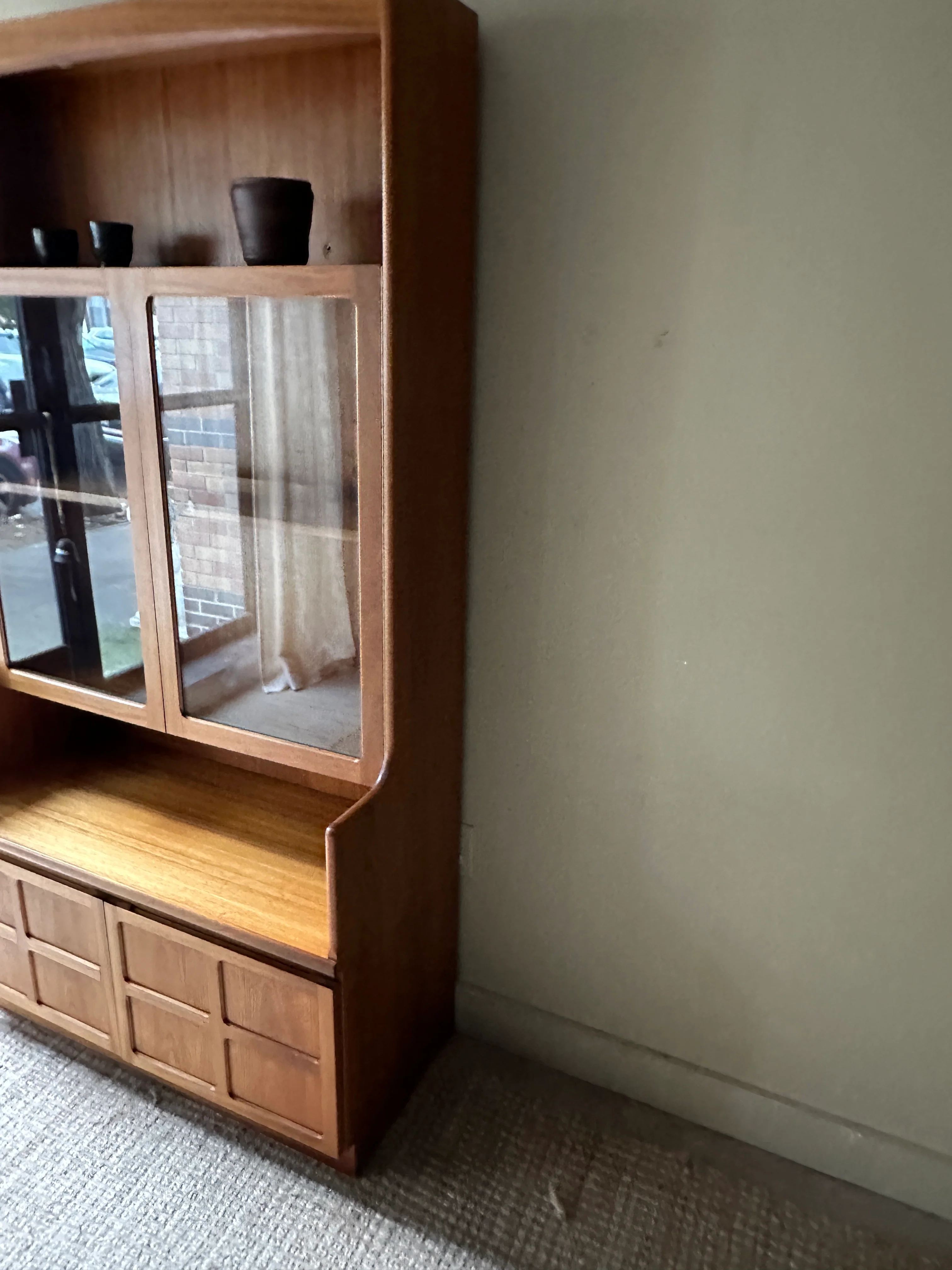 Danish teak hutch - Image 4