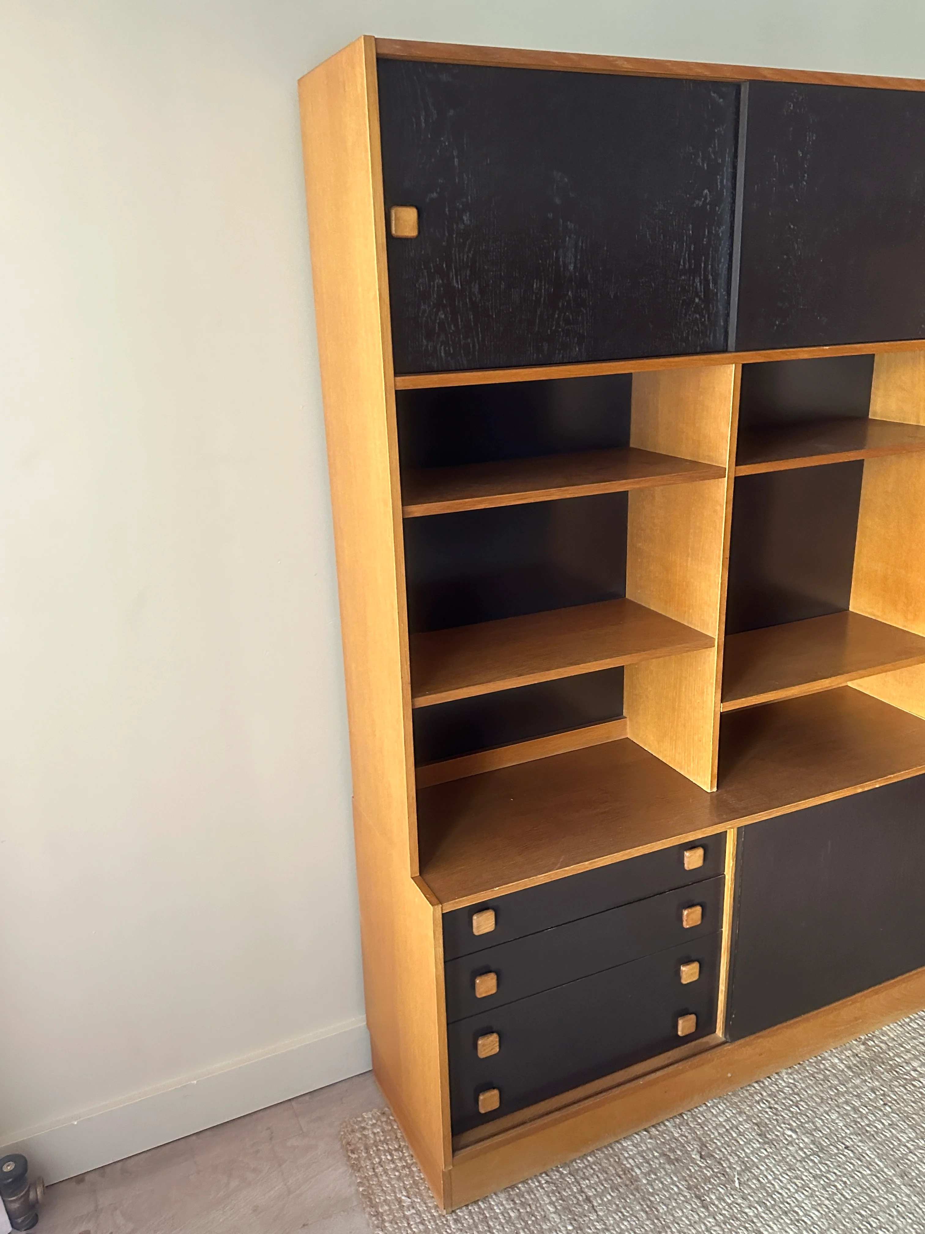Danish teak two piece hutch - Image 2