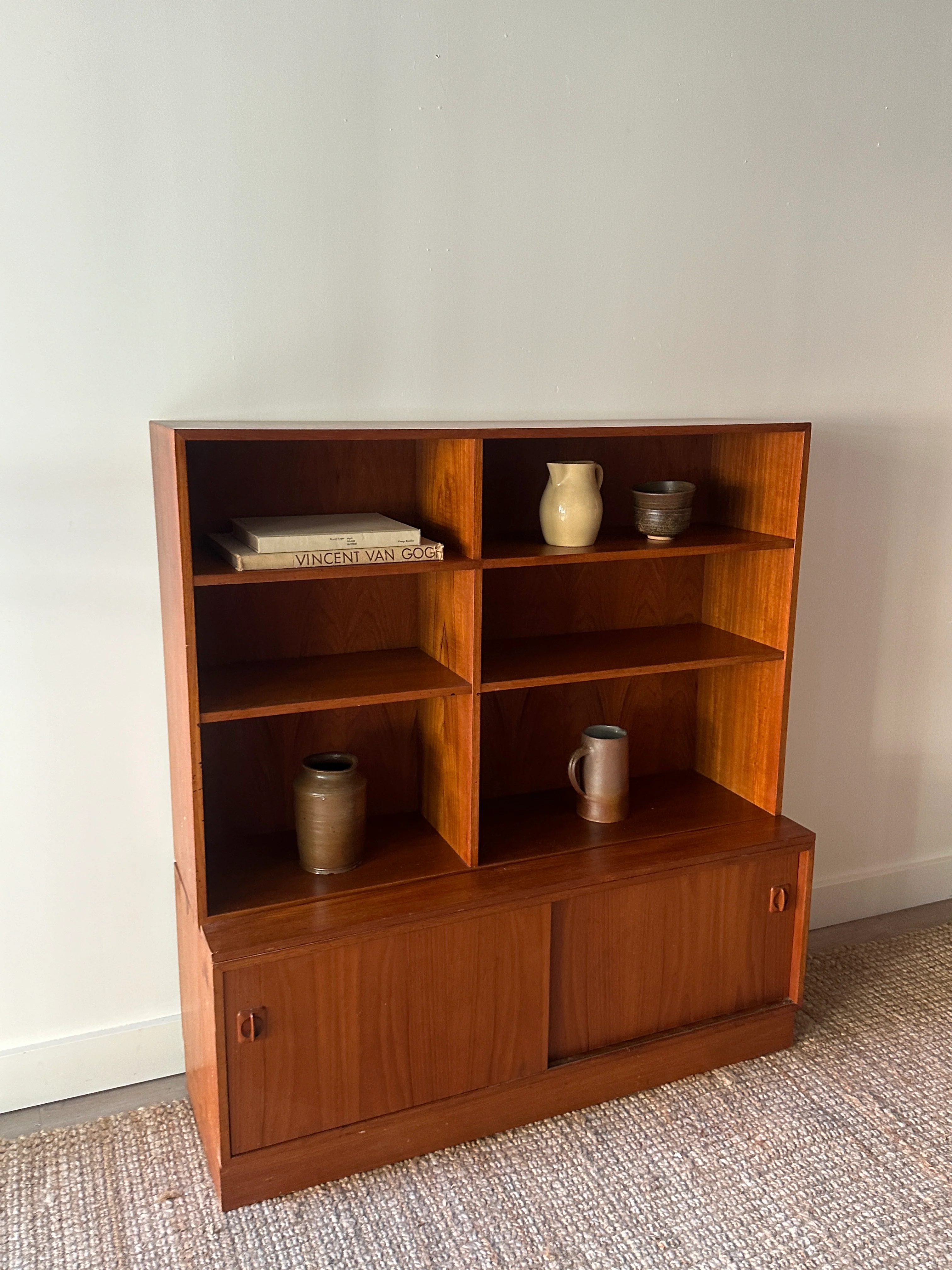 Danish two piece bookcase - Image 2