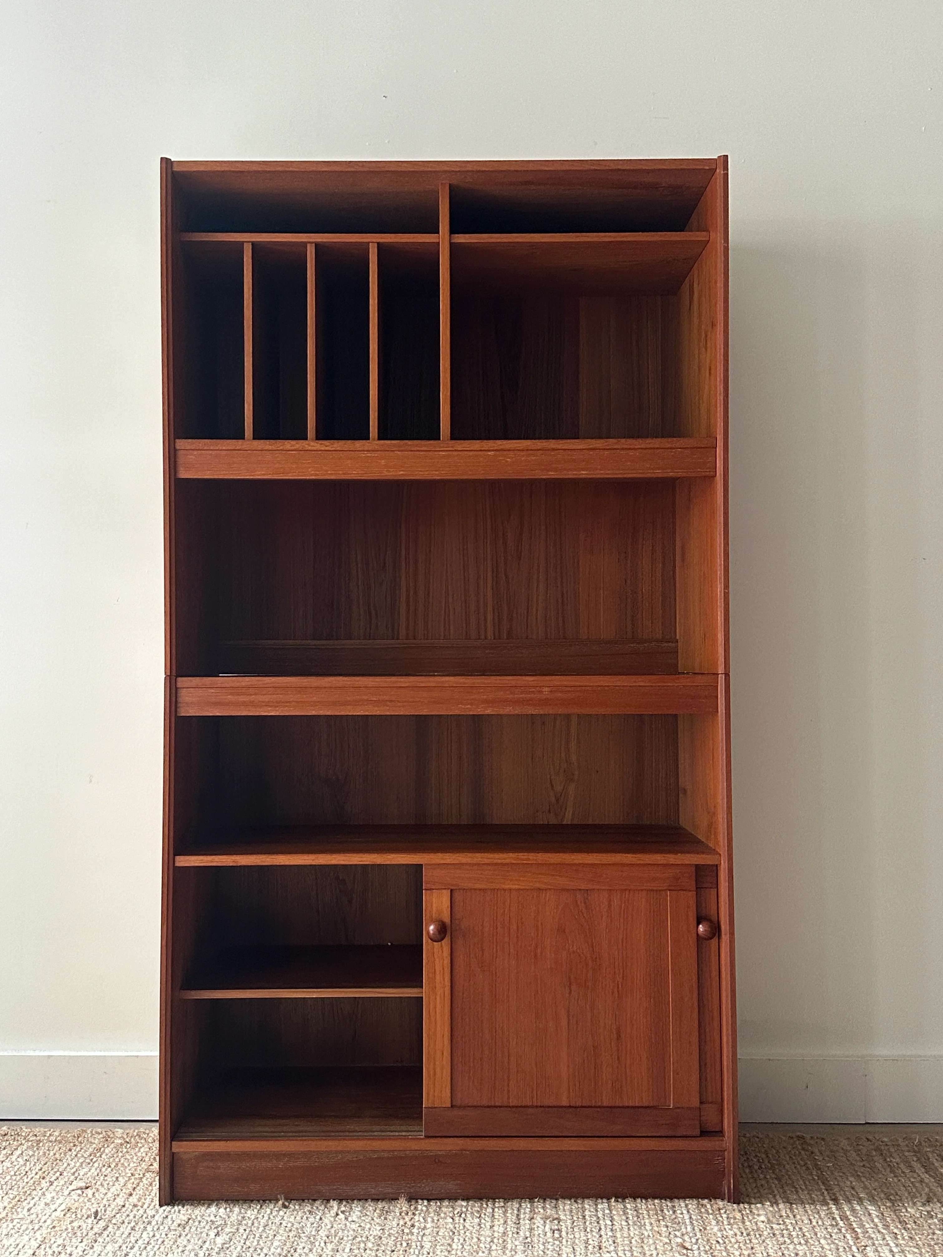 Danish two piece record cabinet - Image 4