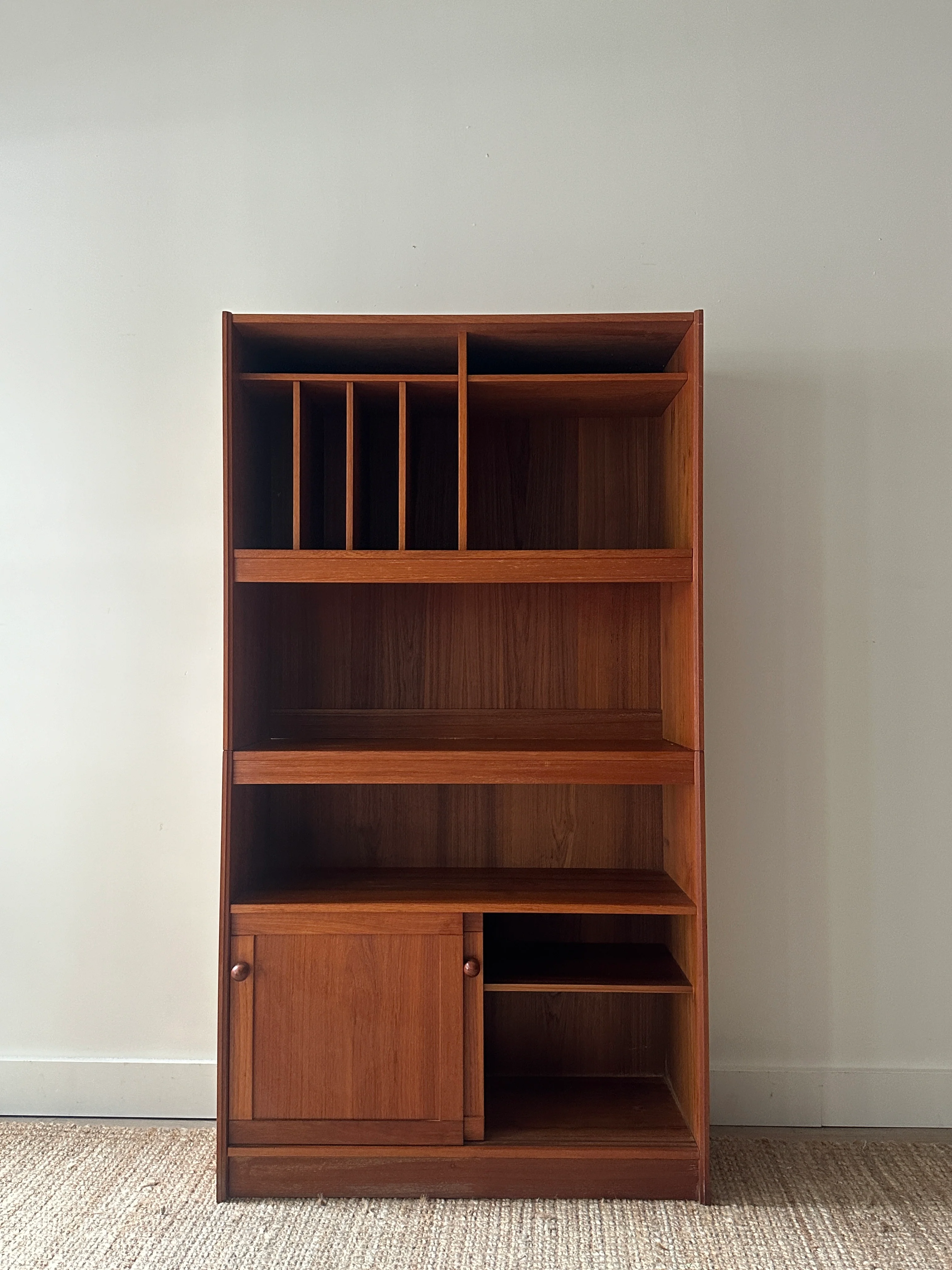 Danish two piece record cabinet - Image 5