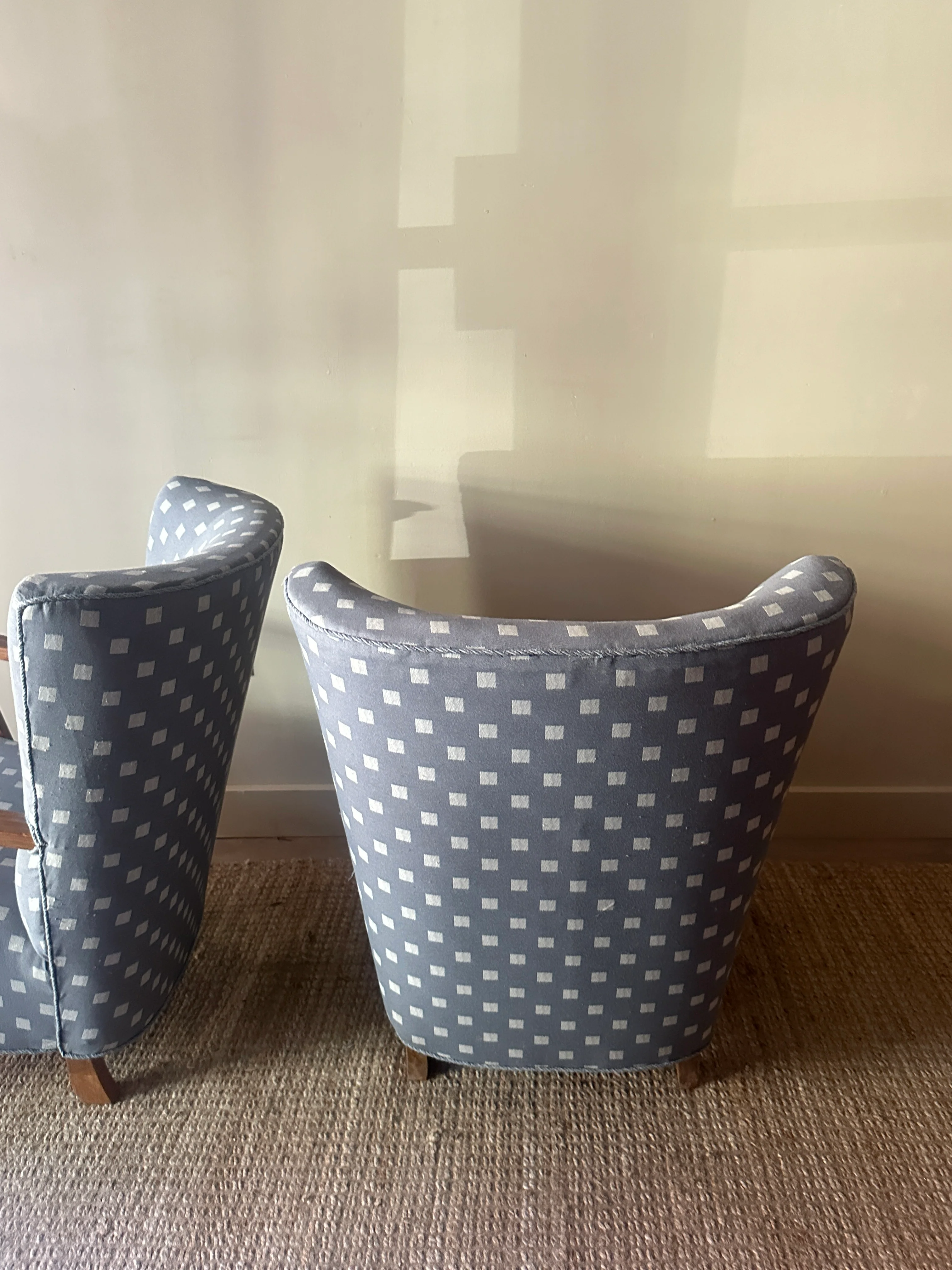 Danish wingback oak chairs. Sold individually. - Image 4