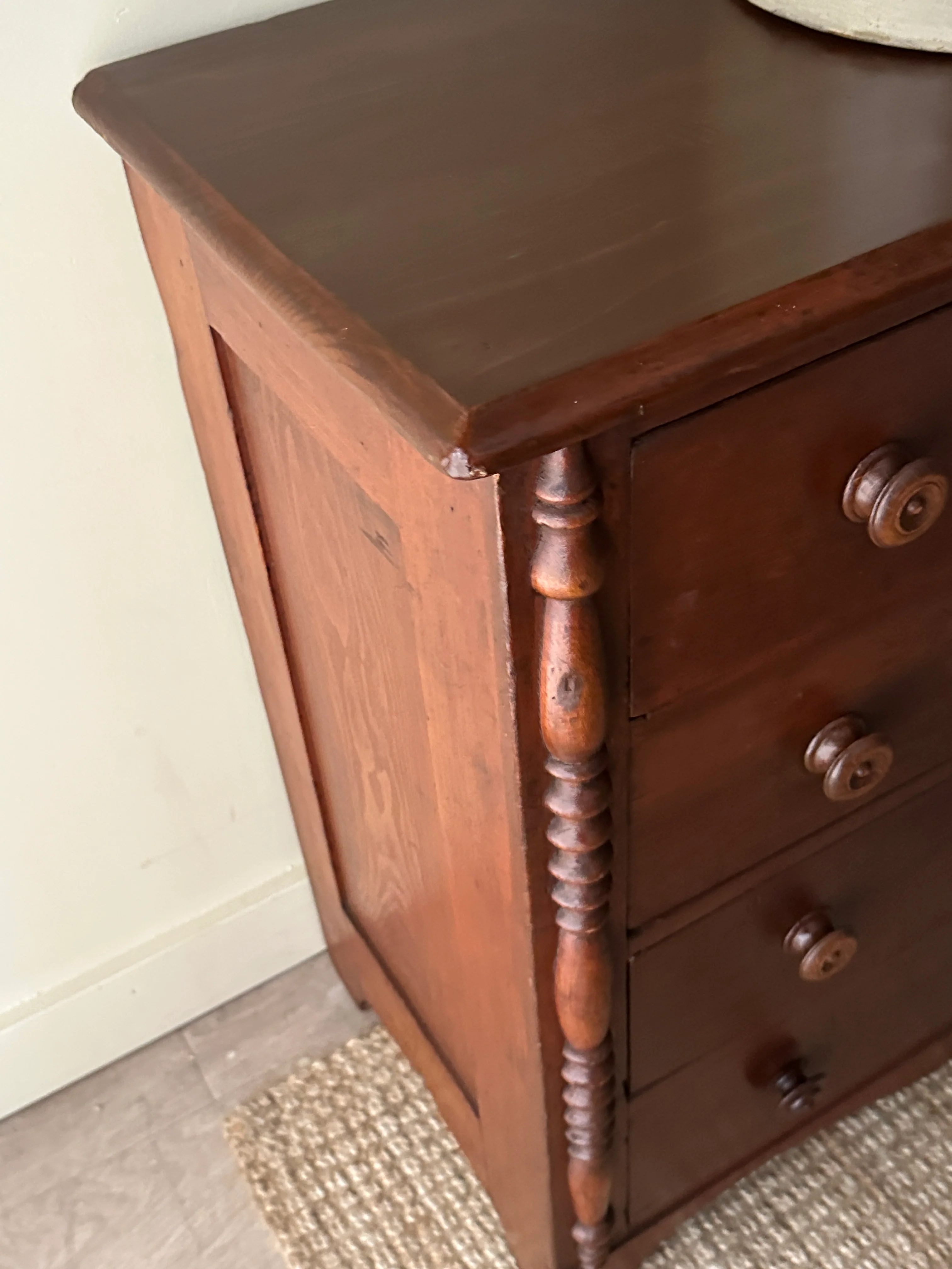 Dark pine dresser - Image 4