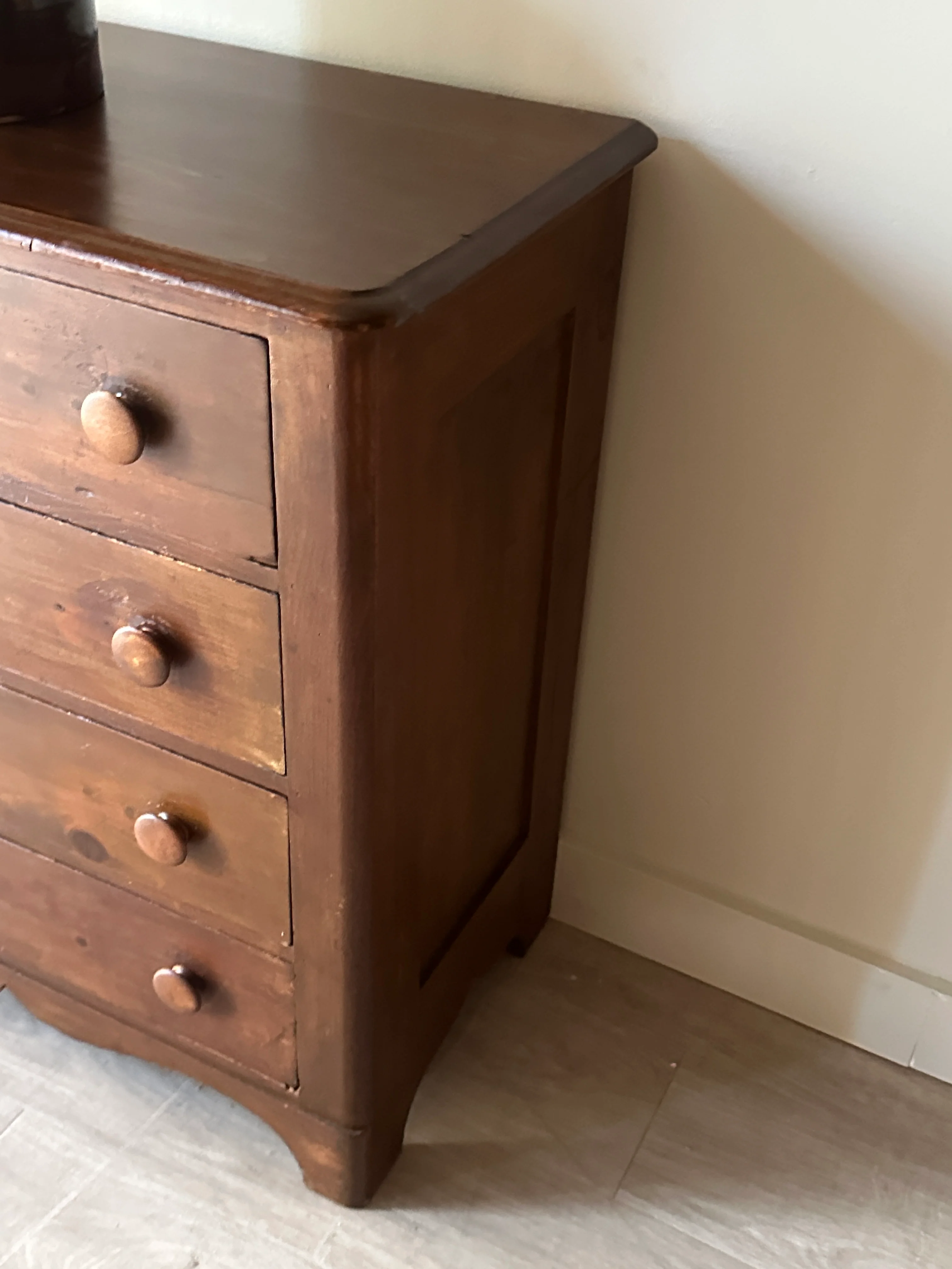 Dark pine dresser - Image 3