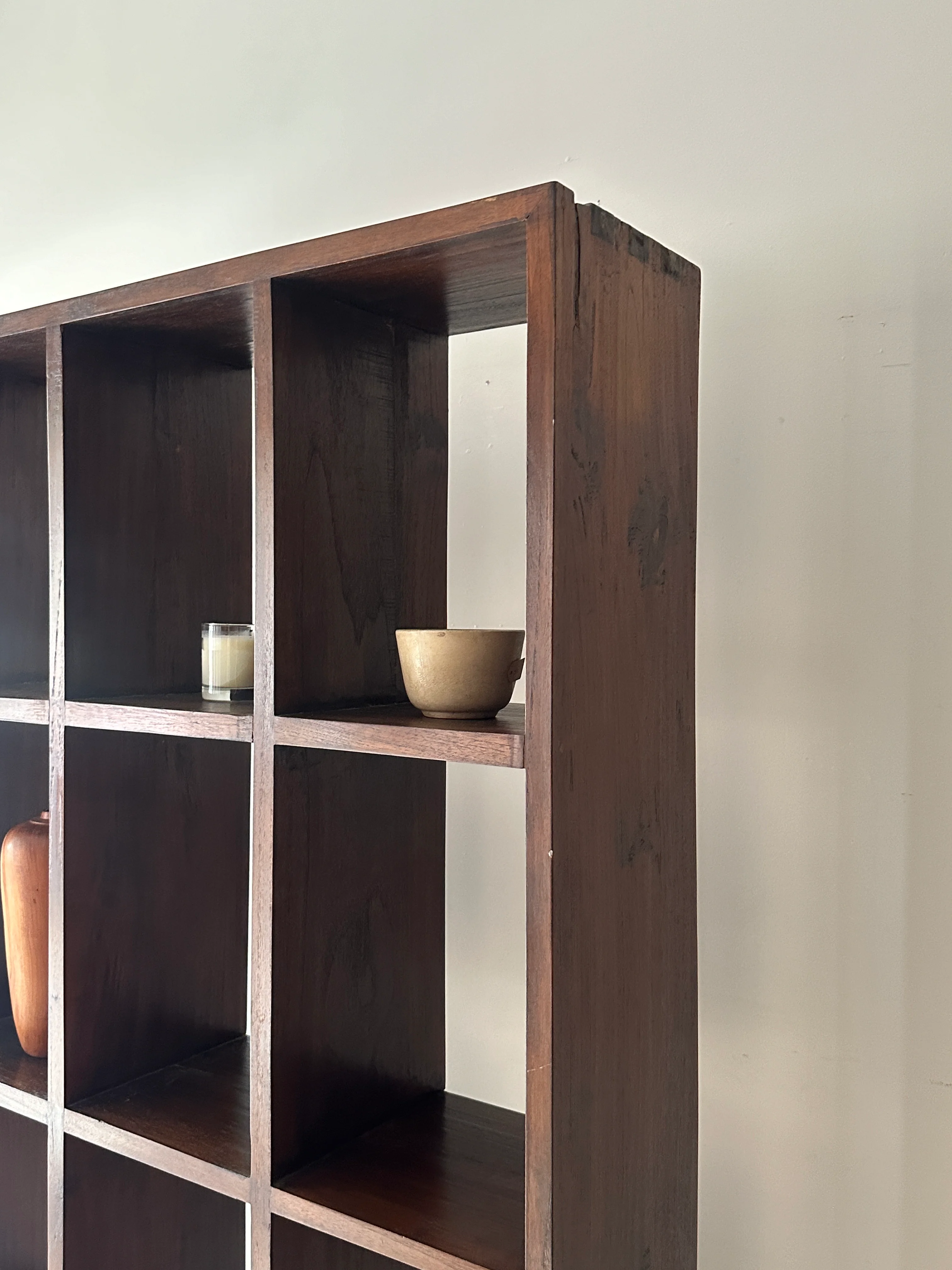 Dark teak bookcase - Image 6
