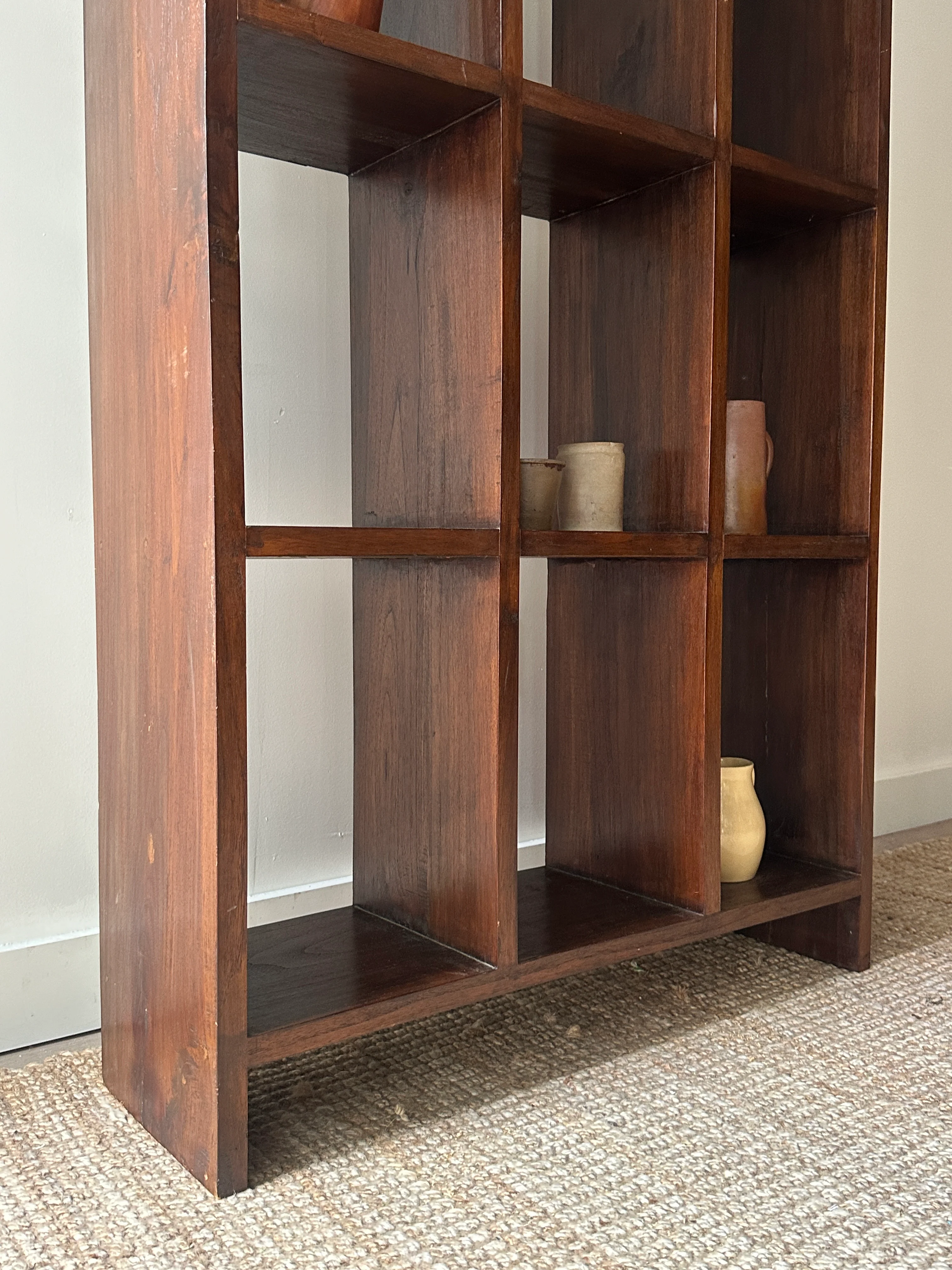 Dark teak bookcase - Image 7
