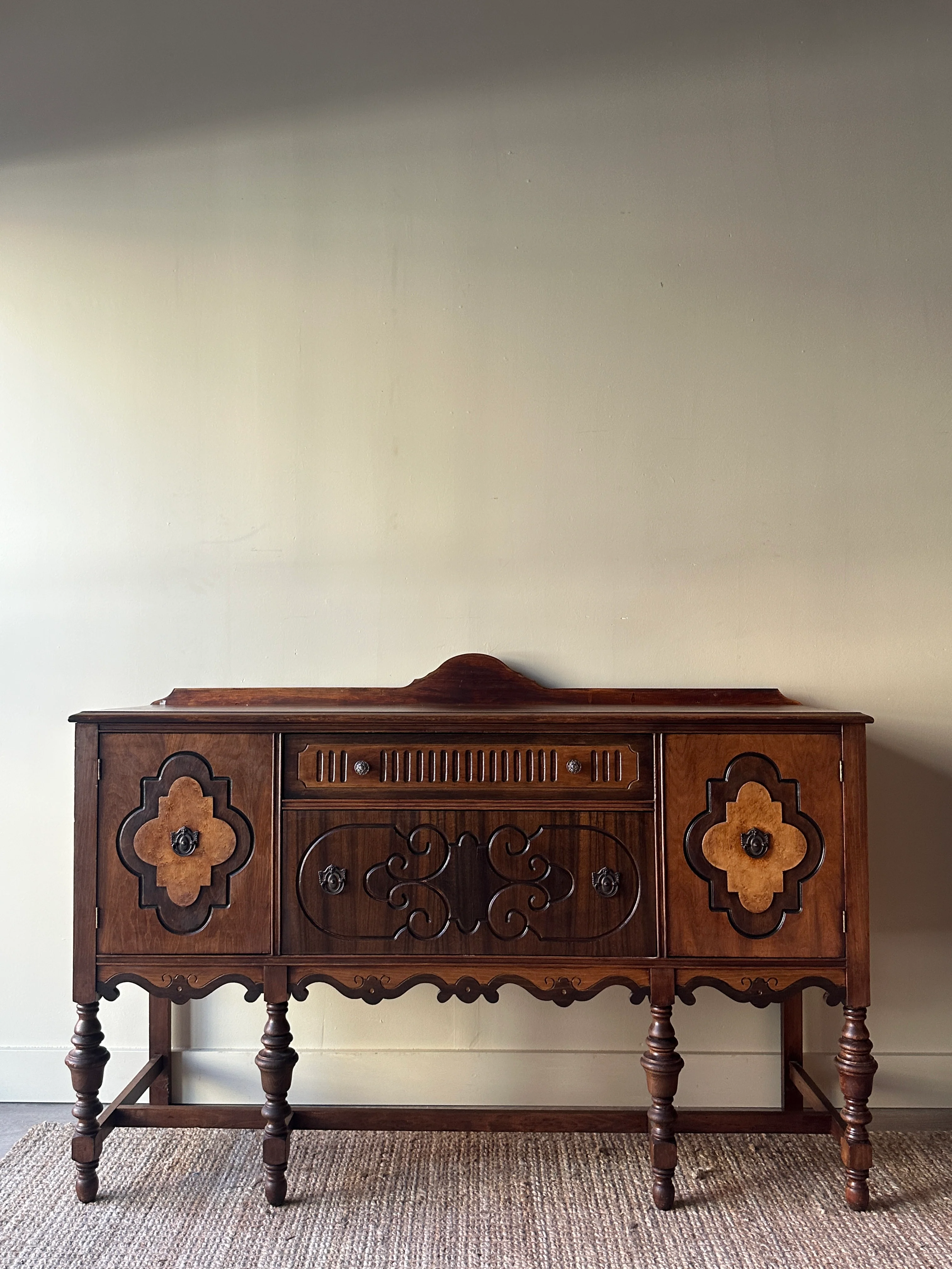 Depression walnut sideboard