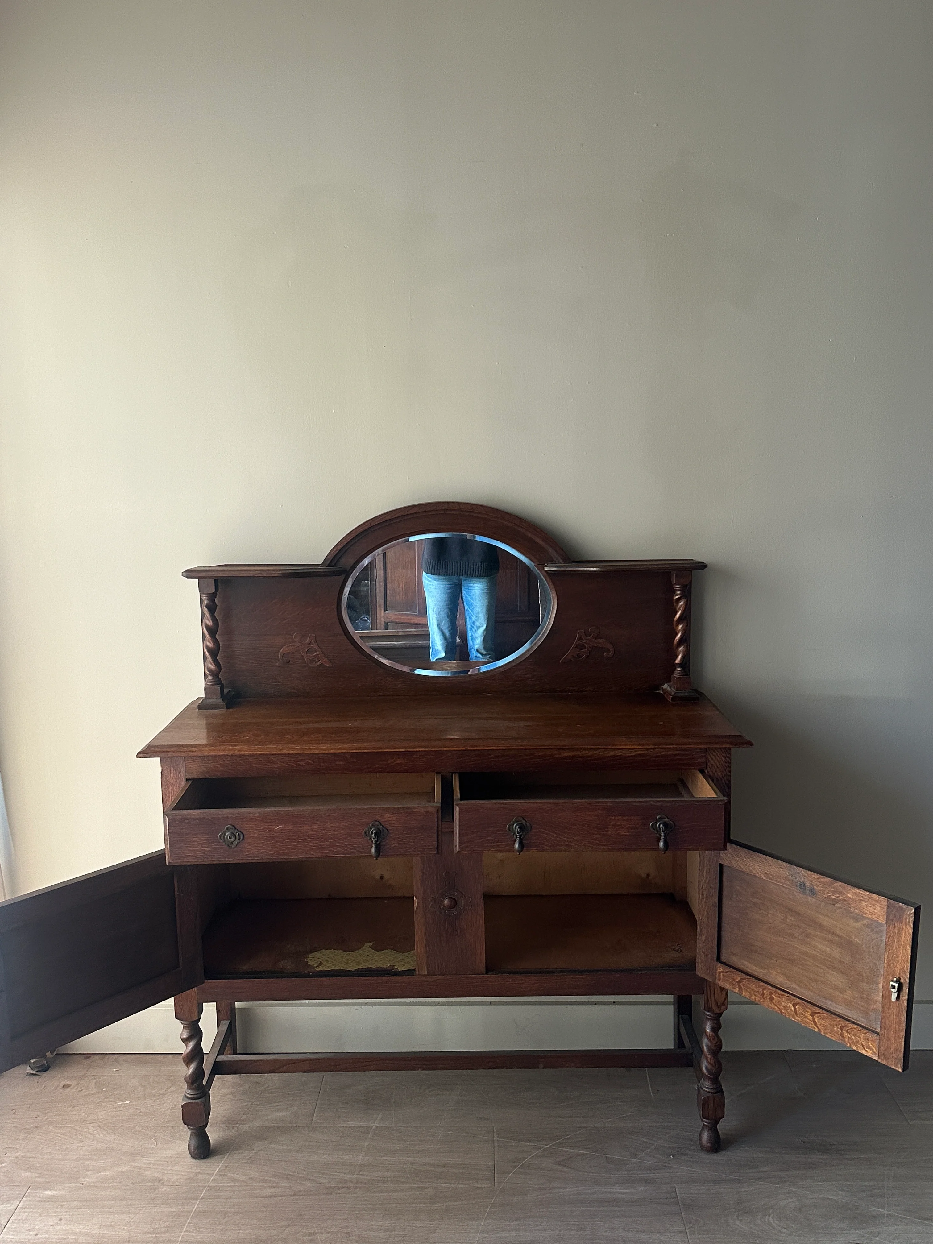 English oak server - Image 3