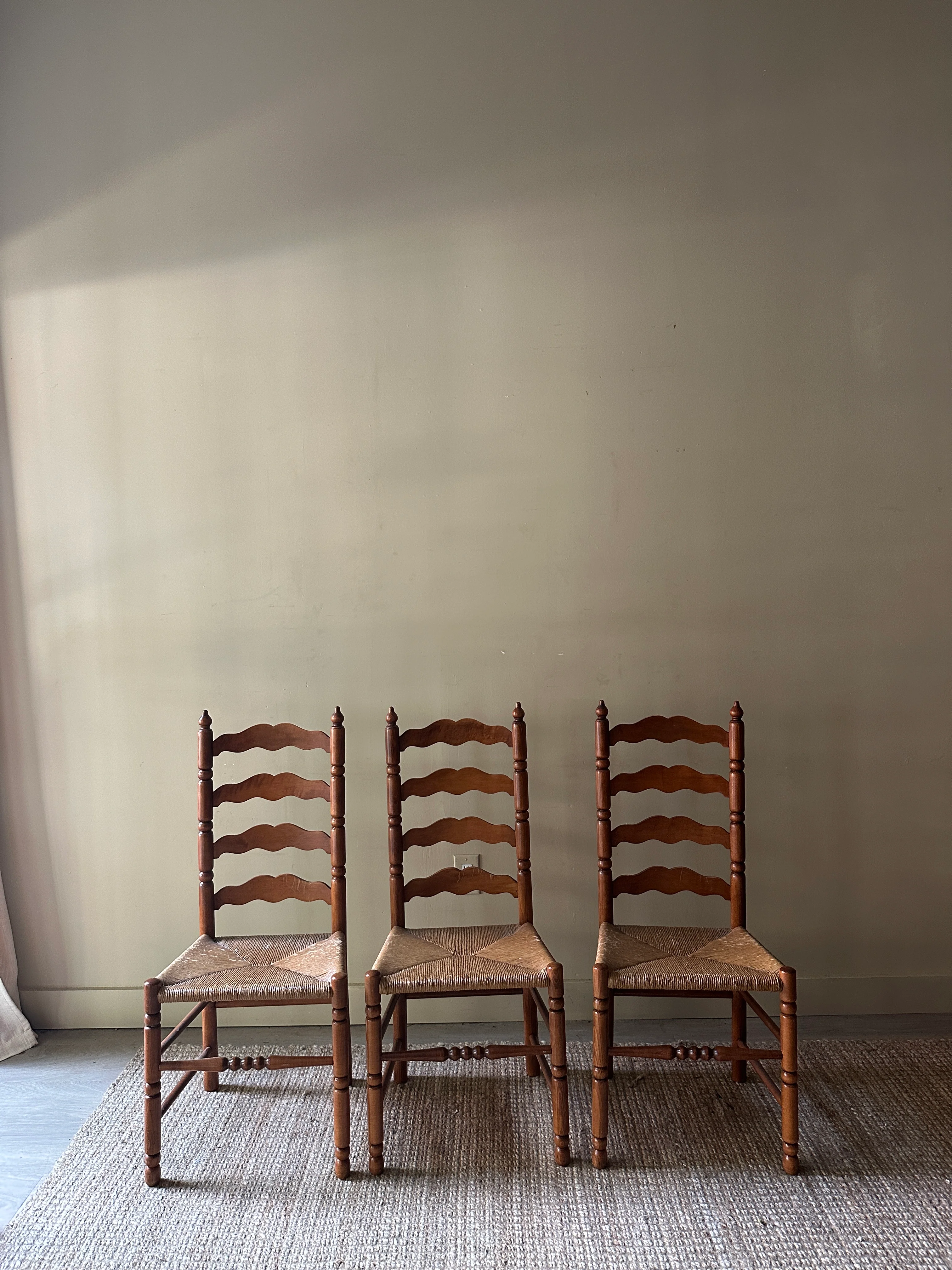 Farmhouse dining chairs. Sold as a set of 3.