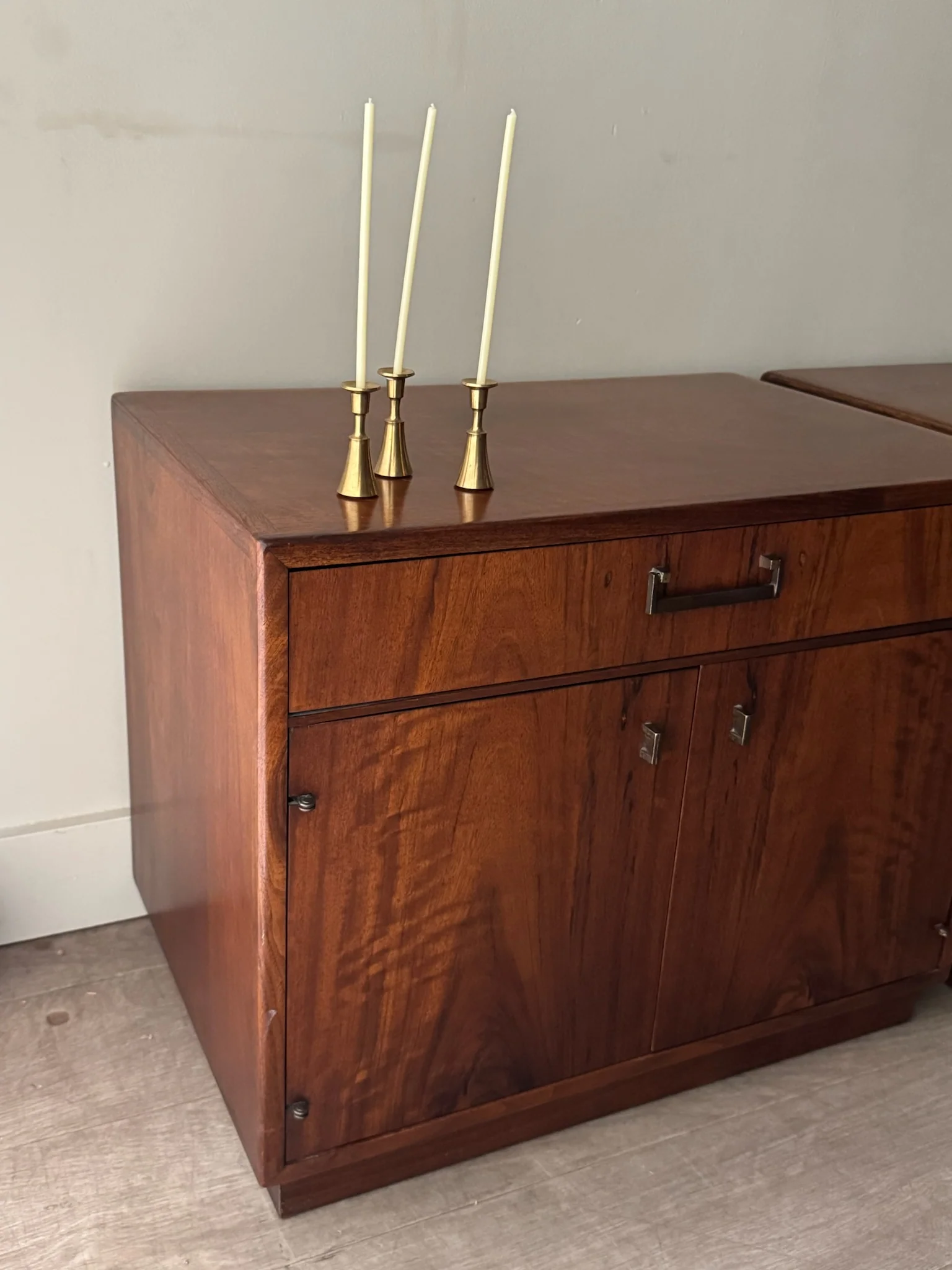 Founders walnut nightstands. Sold individually. - Image 2