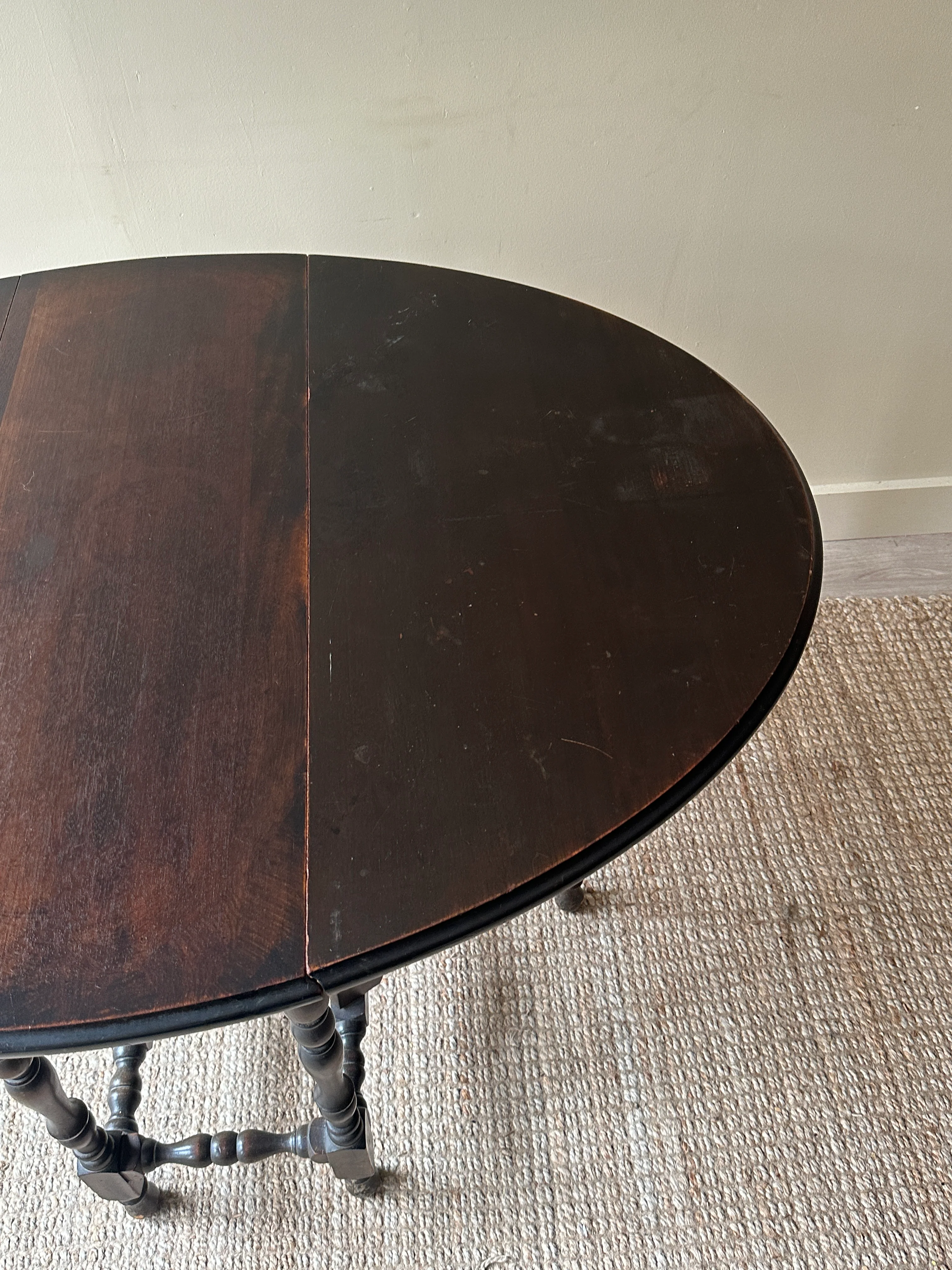 Gate leg dining table - Image 4