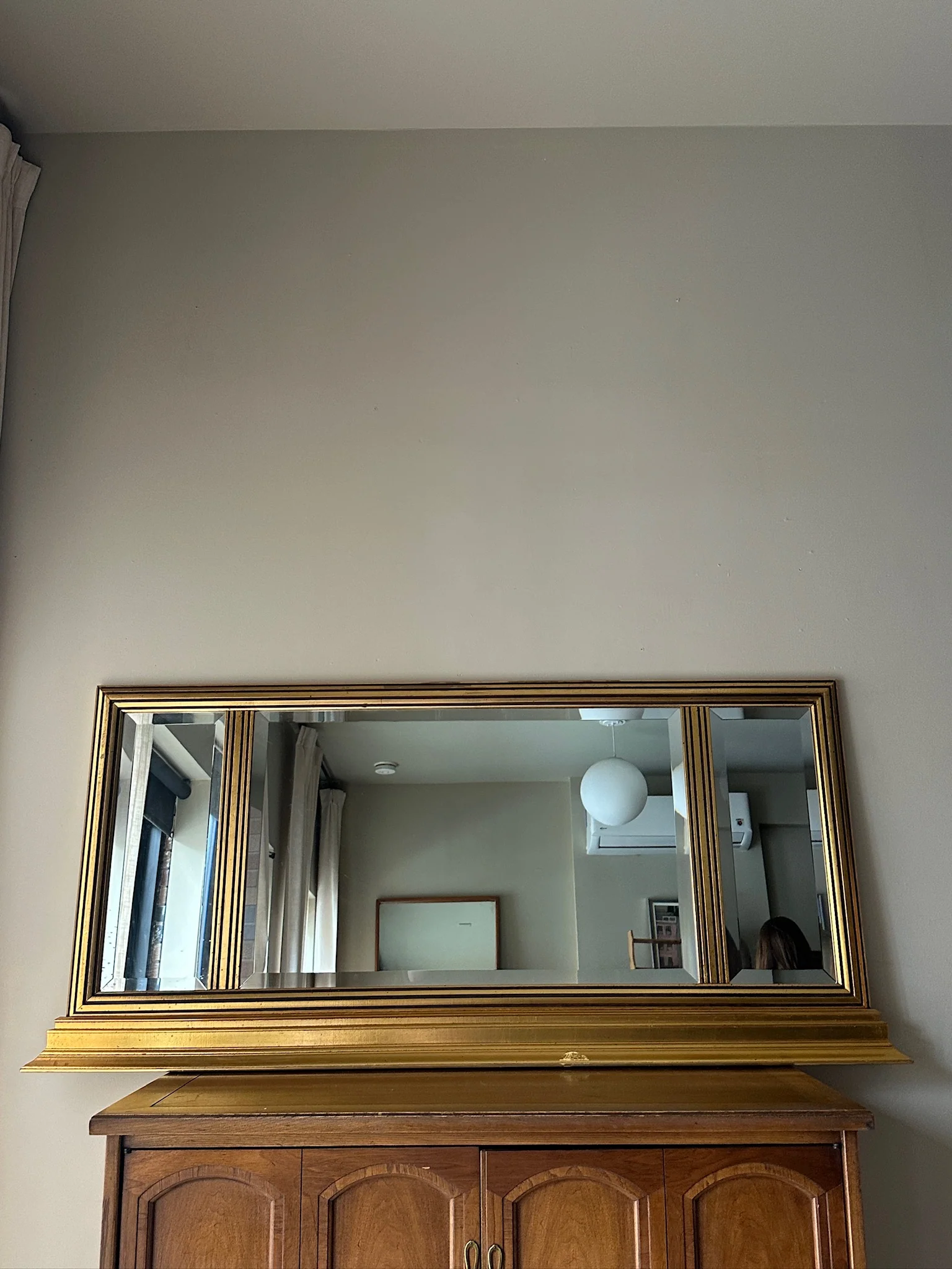 Gilt wood mirror - Image 3