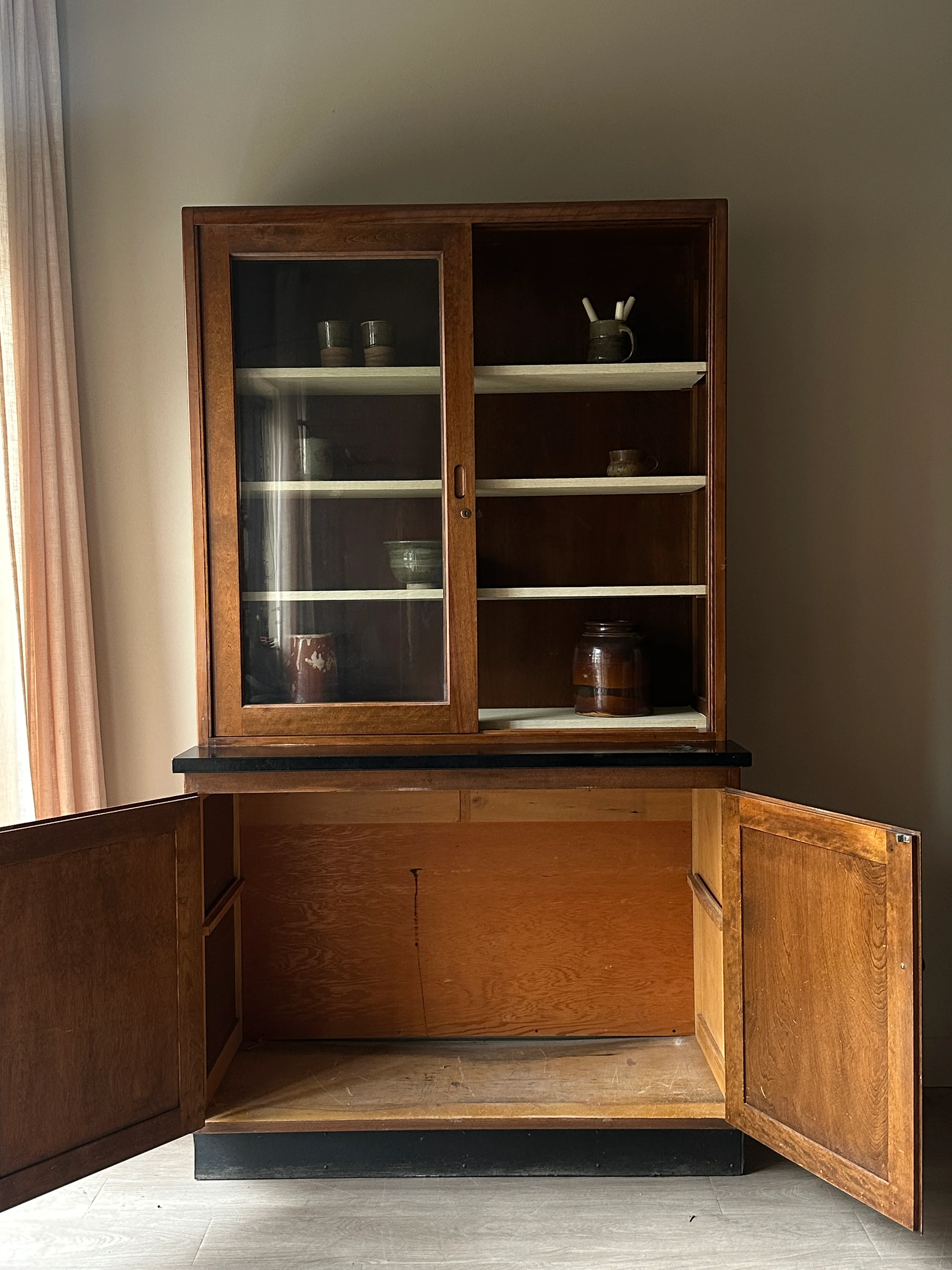 Glass sliding door hutch - Image 3